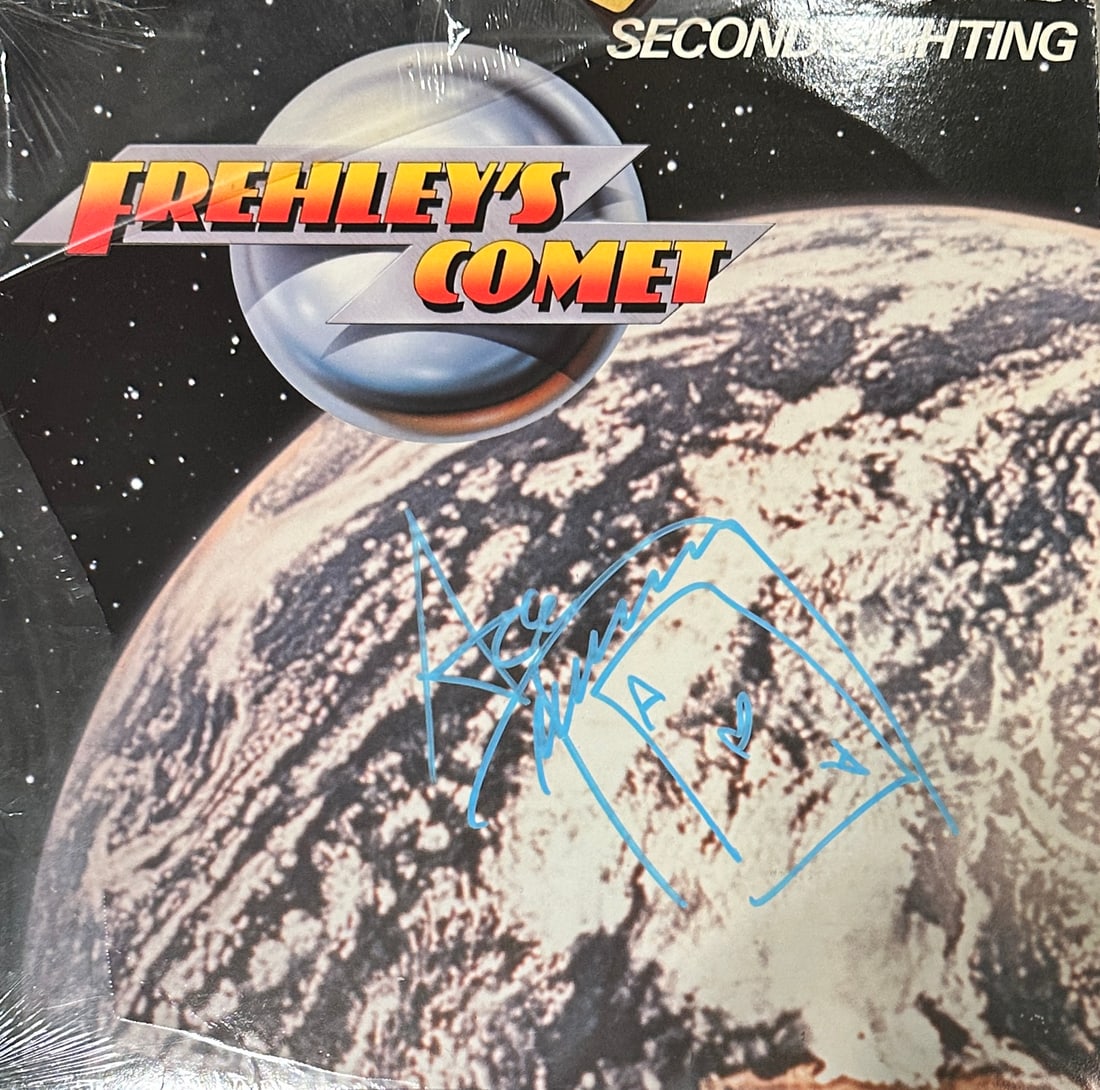 Ace Frehley Autographed ALBUM: Displays are not framed, and can be framed for a cost. Framed items will state they are framed in the name of the item. All signed items come with a COA. All items now come with a 3rd Party COA from P