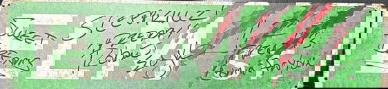 Robert Englund Autographed Elm Street Sign