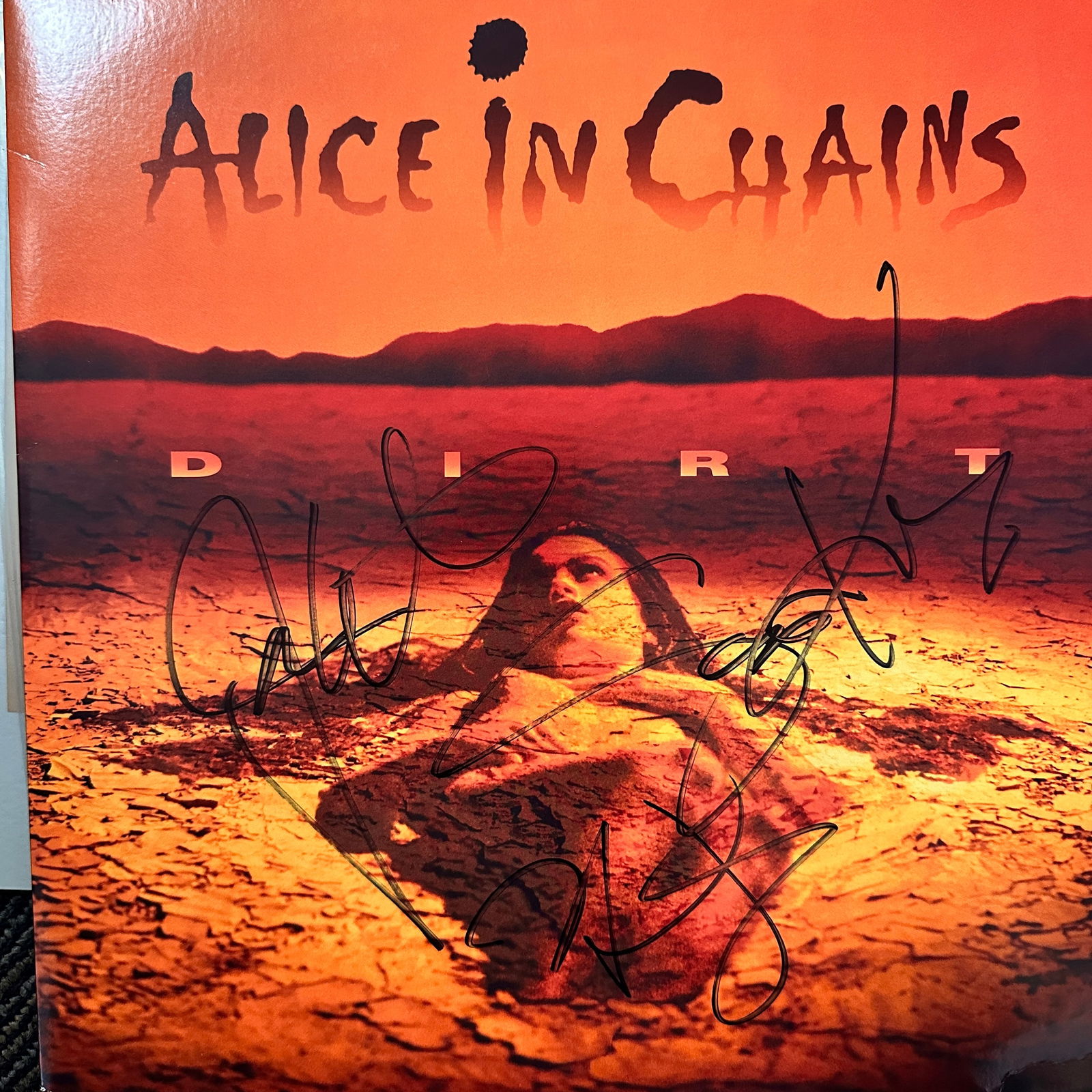 Alice in Chains Autographed Album Sean Jerry Mike (1 of 1)