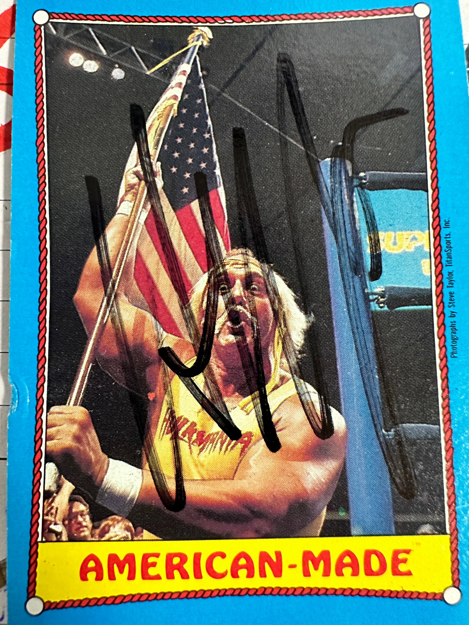 Hulk Hogan Autographed Card (1 of 1)