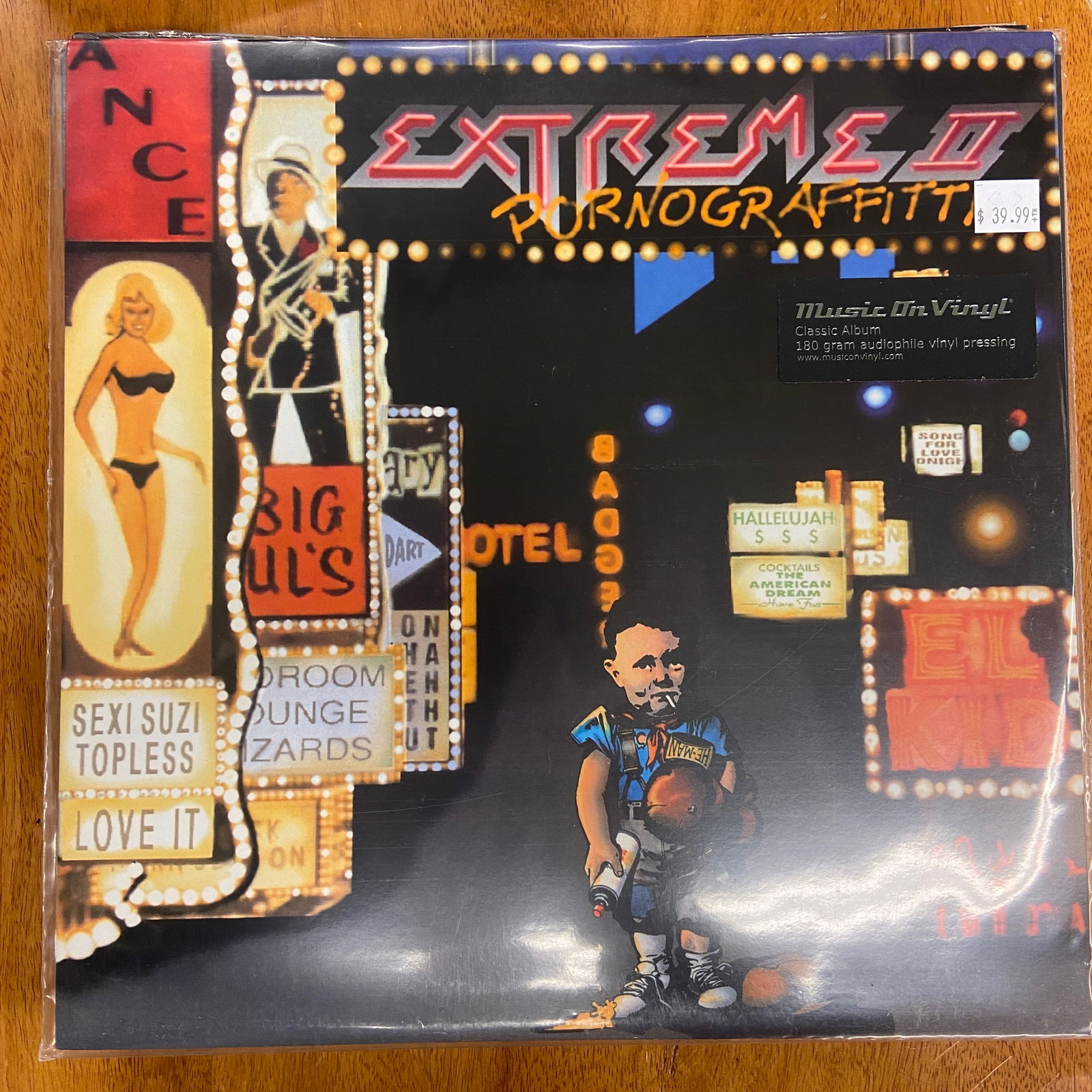 Extreme-Pornograffitti Vinyl Record Sealed: Displays are not framed, and can be framed for a cost. Framed items will state they are framed in the name of the item. All signed items come with a COA. All items now come with a 3rd Party COA from P