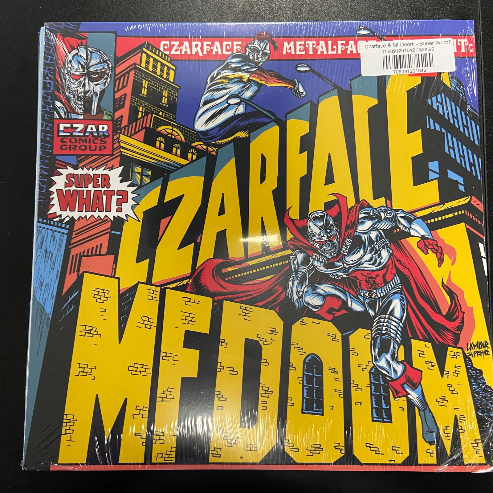 Czarface-MF Doom Vinyl Record Sealed: Displays are not framed, and can be framed for a cost. Framed items will state they are framed in the name of the item. All signed items come with a COA. All items now come with a 3rd Party COA from P