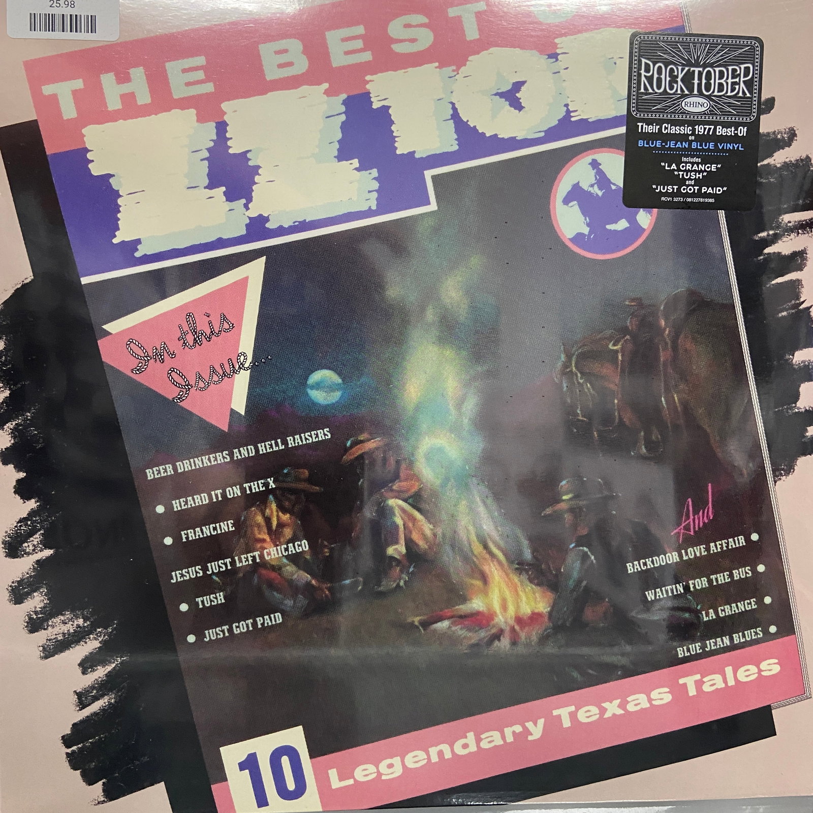 ZZ Top-The Best Of Vinyl Record Sealed: Displays are not framed, and can be framed for a cost. Framed items will state they are framed in the name of the item. All signed items come with a COA. All items now come with a 3rd Party COA from P