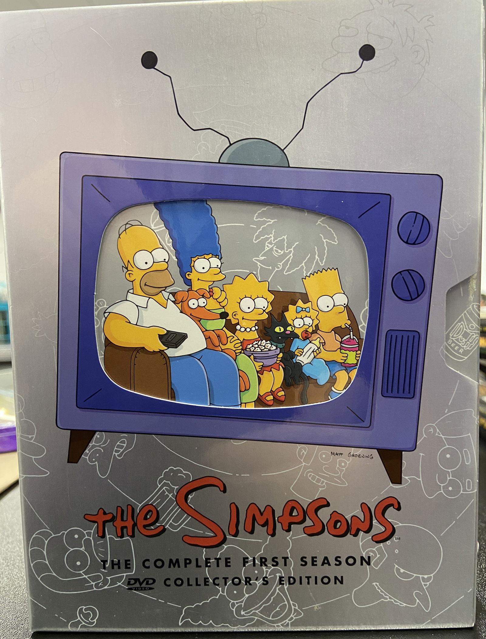 The Simpsons Season 1 Box set used: Displays are not framed, and can be framed for a cost. Framed items will state they are framed in the name of the item. All signed items come with a COA. All items now come with a 3rd Party COA from P