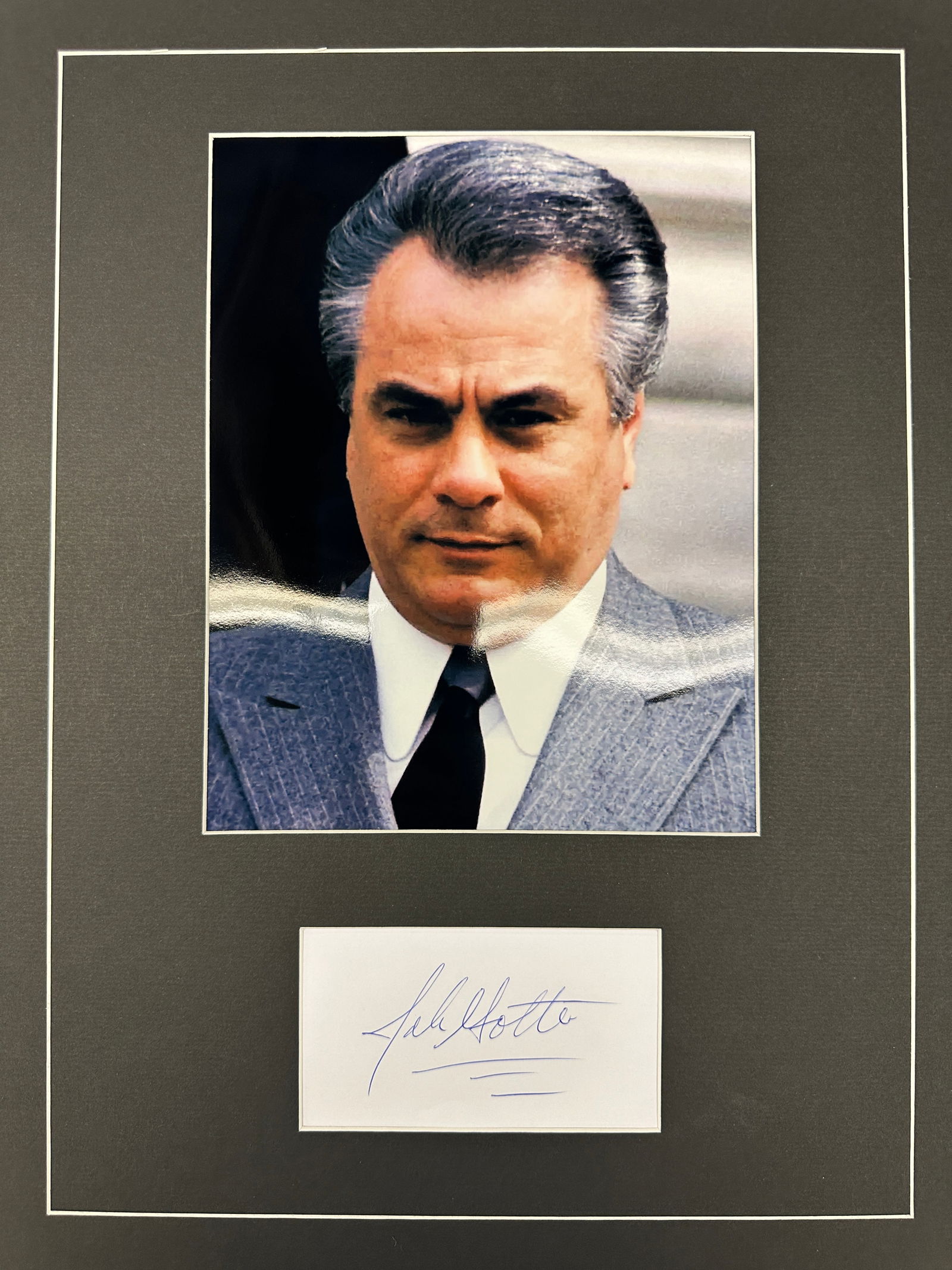 John Gotti Autograph Display (1 of 1)
