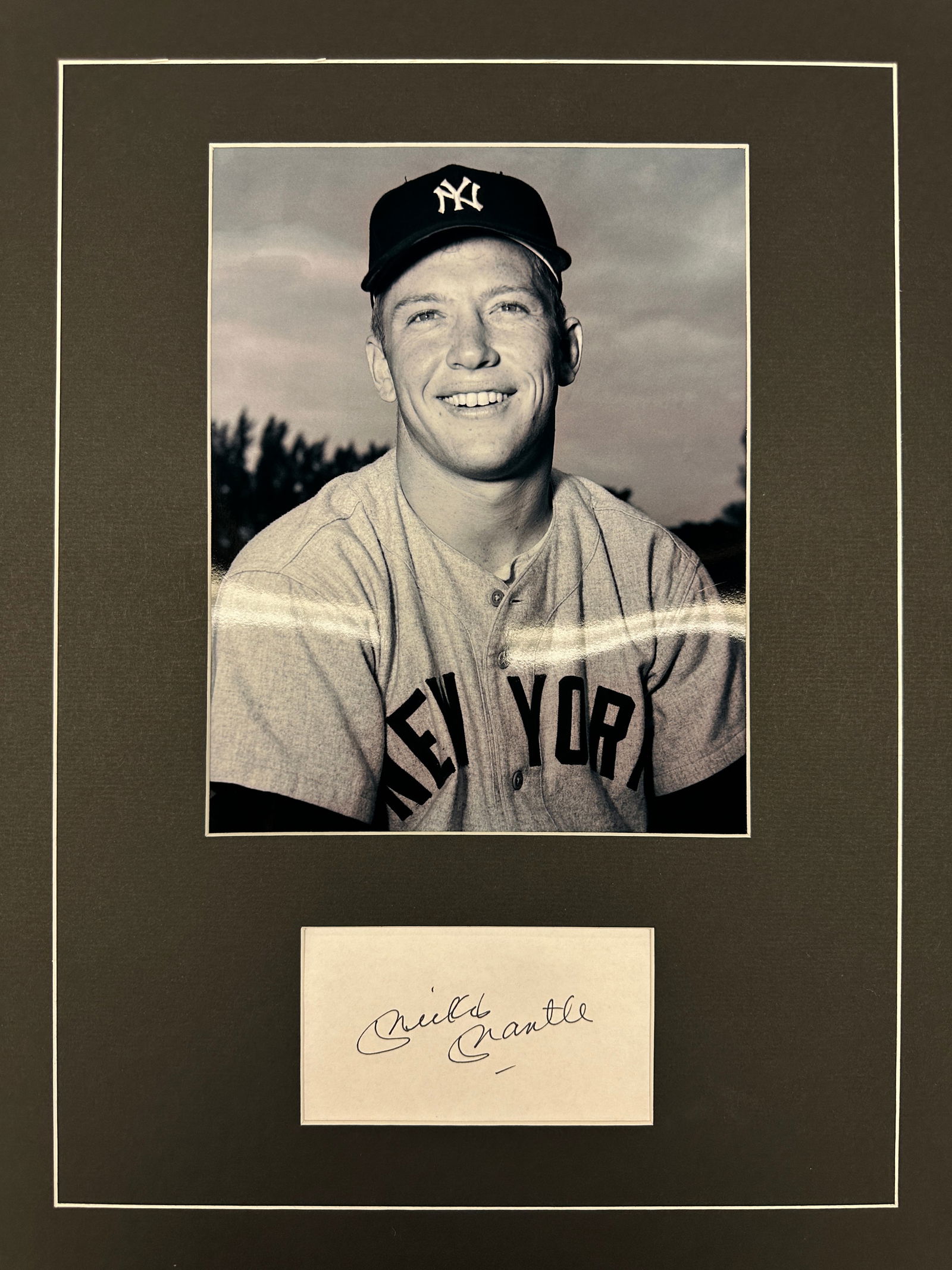 Mickey Mantle Autograph Display (1 of 1)