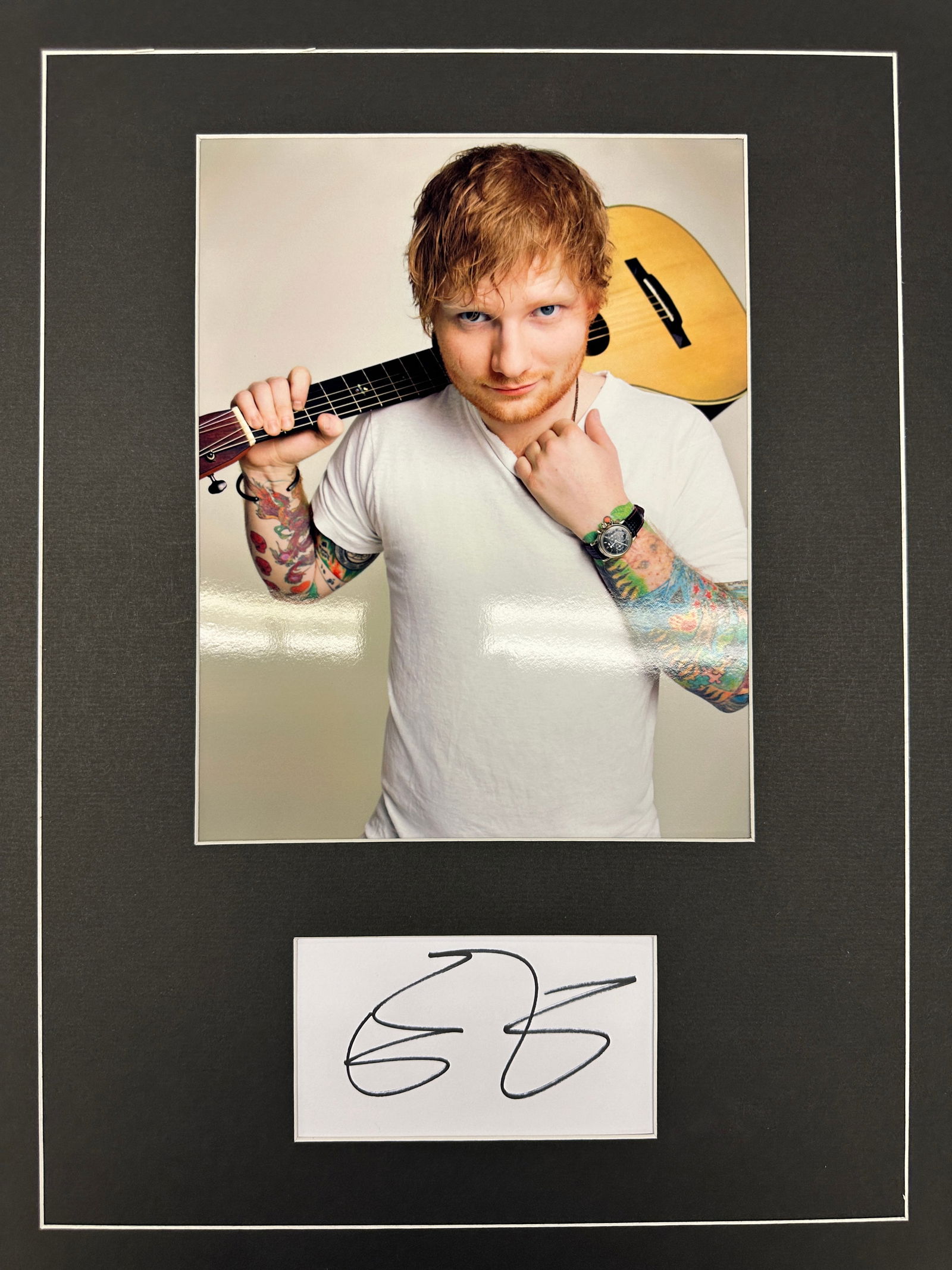 Ed Sheeran Autograph Display (1 of 1)