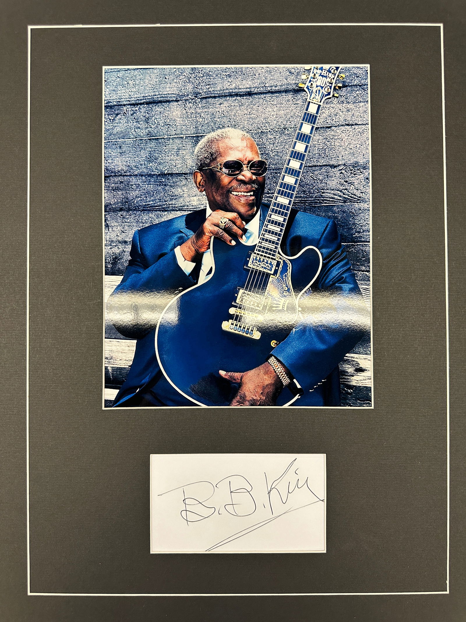 BB King Autograph Display (1 of 1)