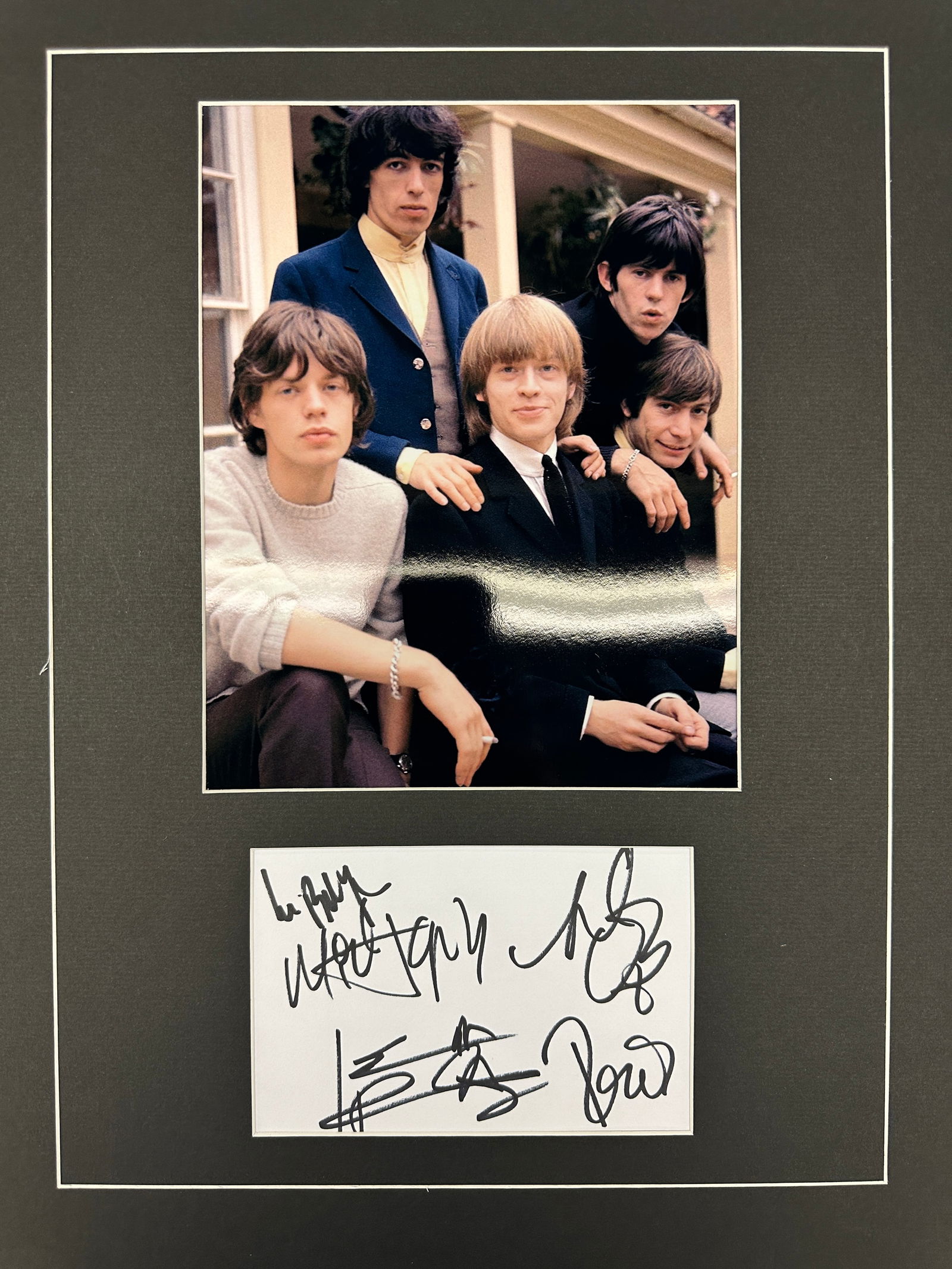 Rolling Stones Autograph Display (1 of 1)