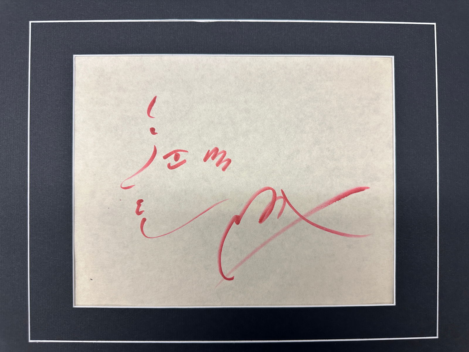 Peter Max Hand Drawn Sketch (1 of 1)