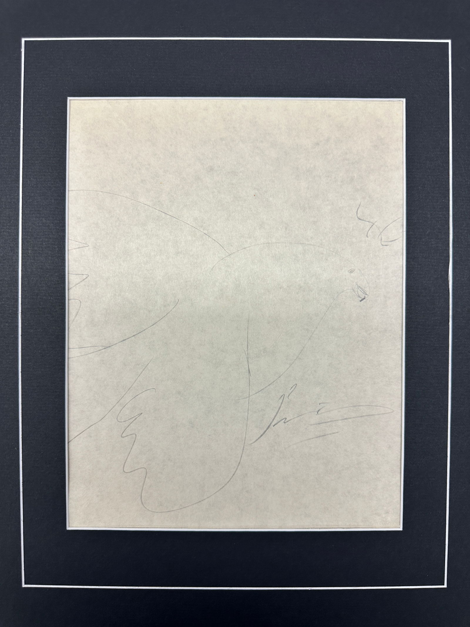 Pablo Picasso Hand Drawn Sketch (1 of 1)