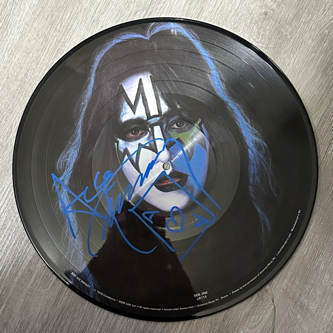 Ace Frehley Autographed Record (1 of 1)