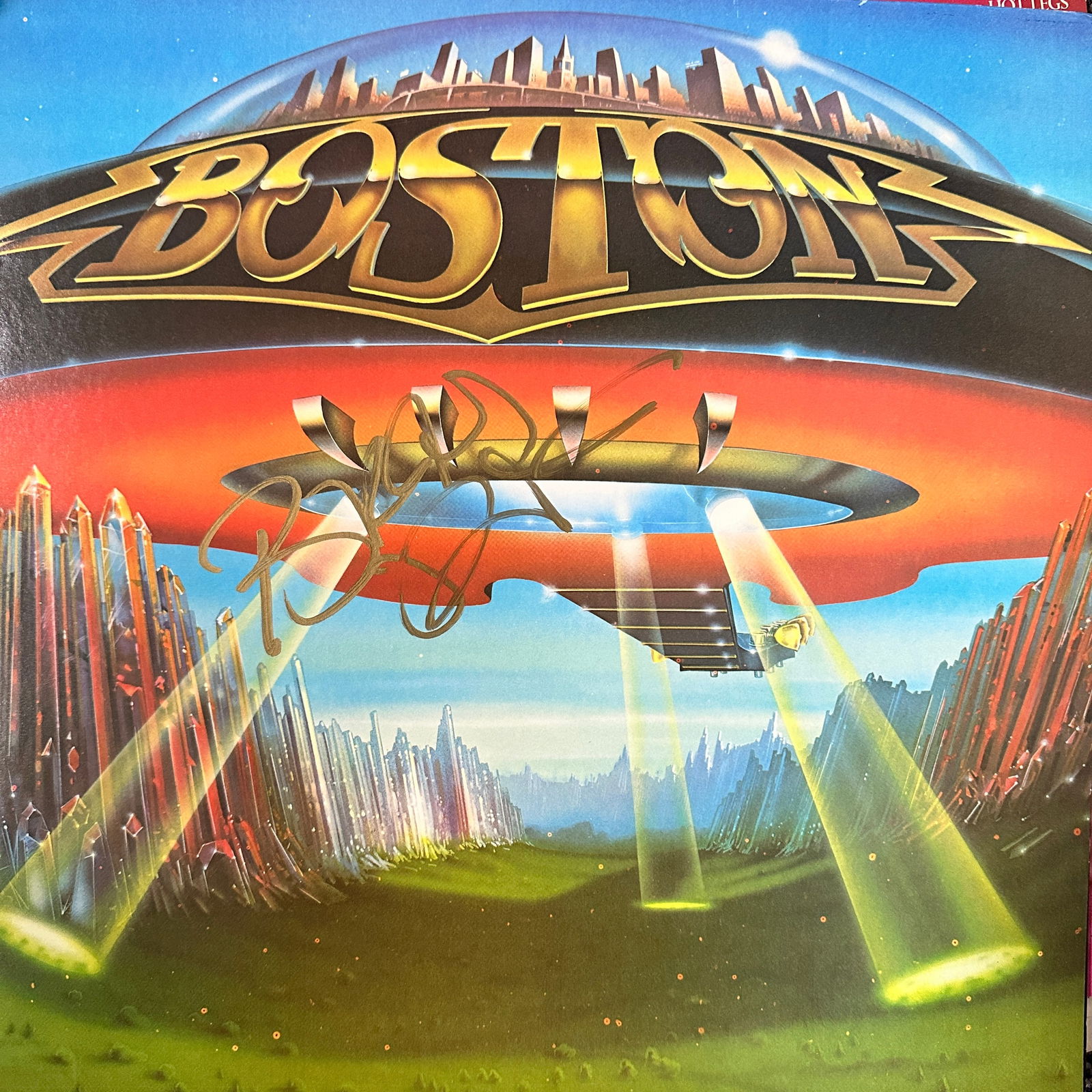 Brad Delp Autographed Album: Displays are not framed, and can be framed for a cost. Framed items will state they are framed in the name of the item. All signed items come with a COA. All items now come with a 3rd Party COA from P