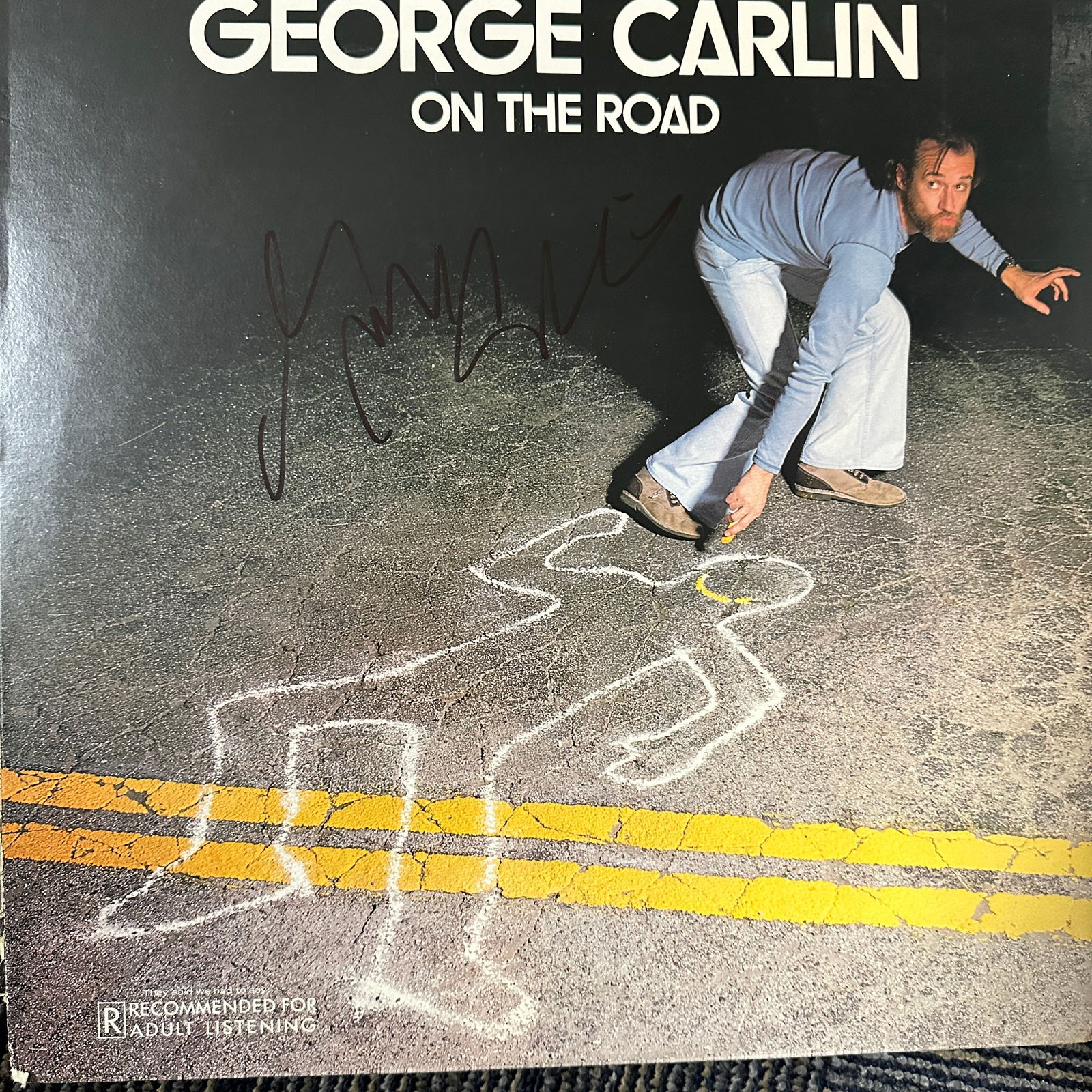 GEORGE CARLIN Autographed Album (1 of 1)