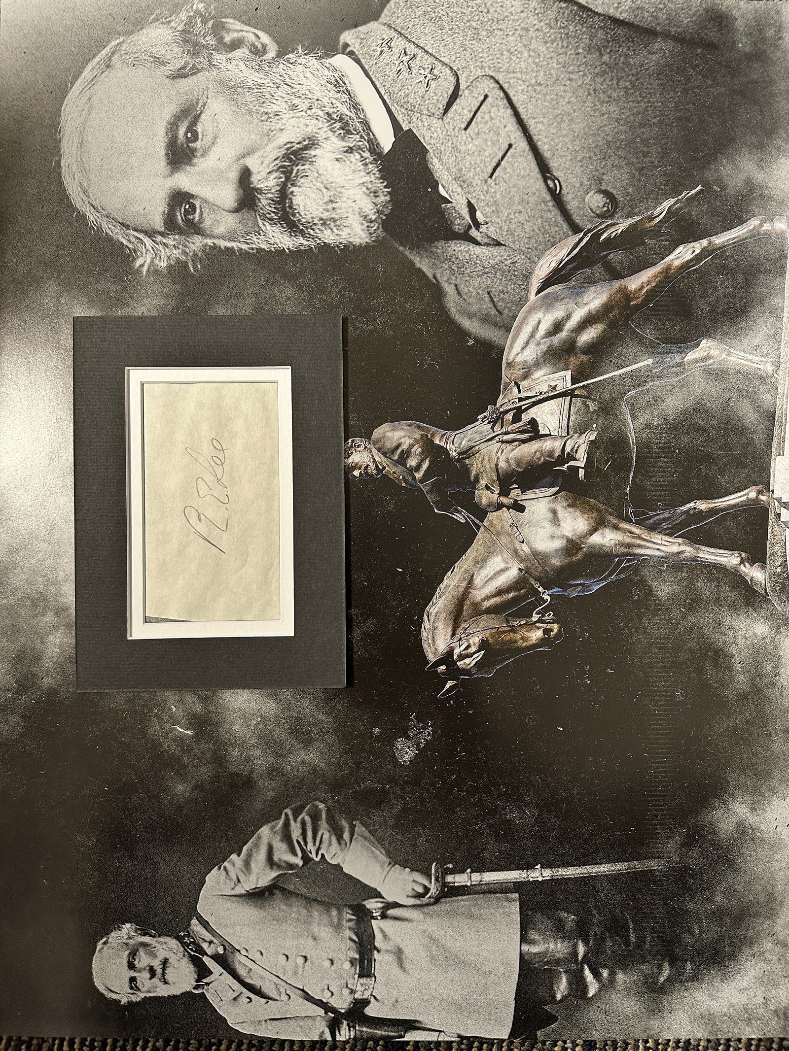 Robert E. Lee Autographed Display (1 of 1)