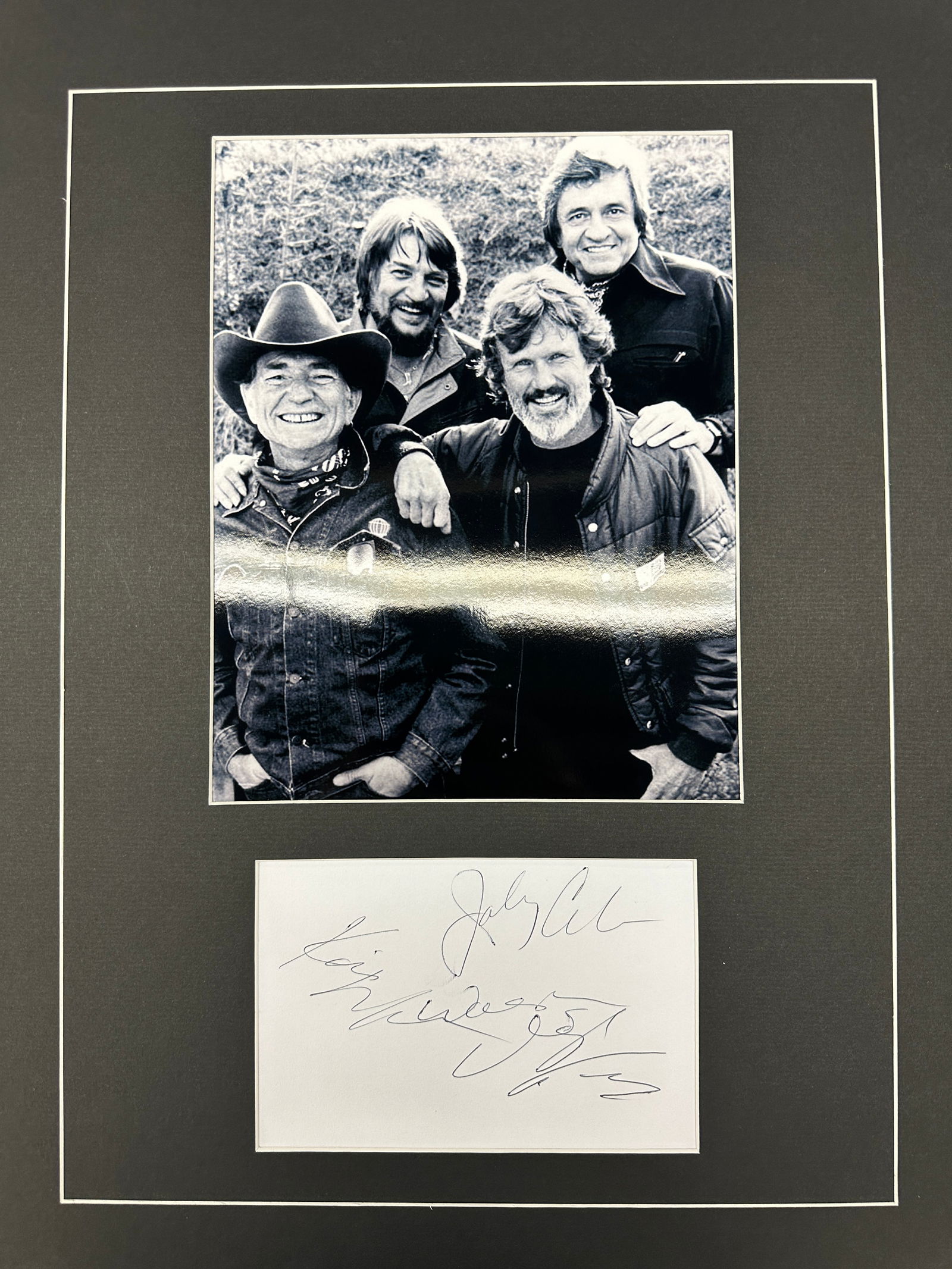Highwaymen Autograph Display (1 of 1)
