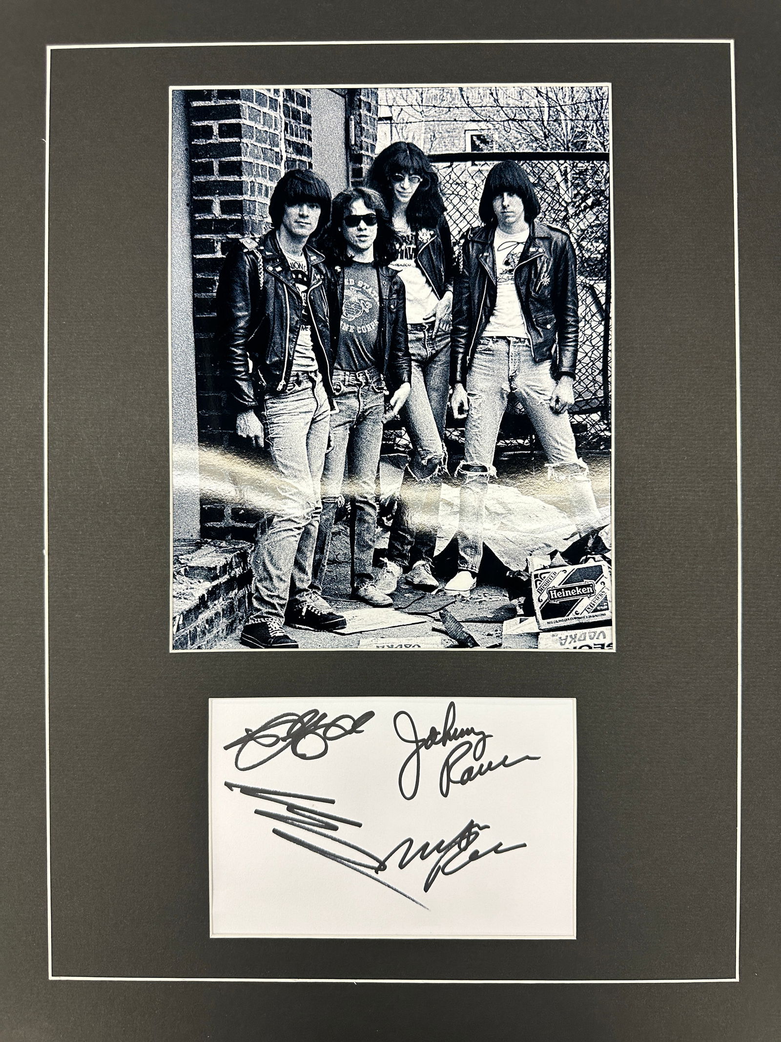 Ramones Autograph Display (1 of 1)