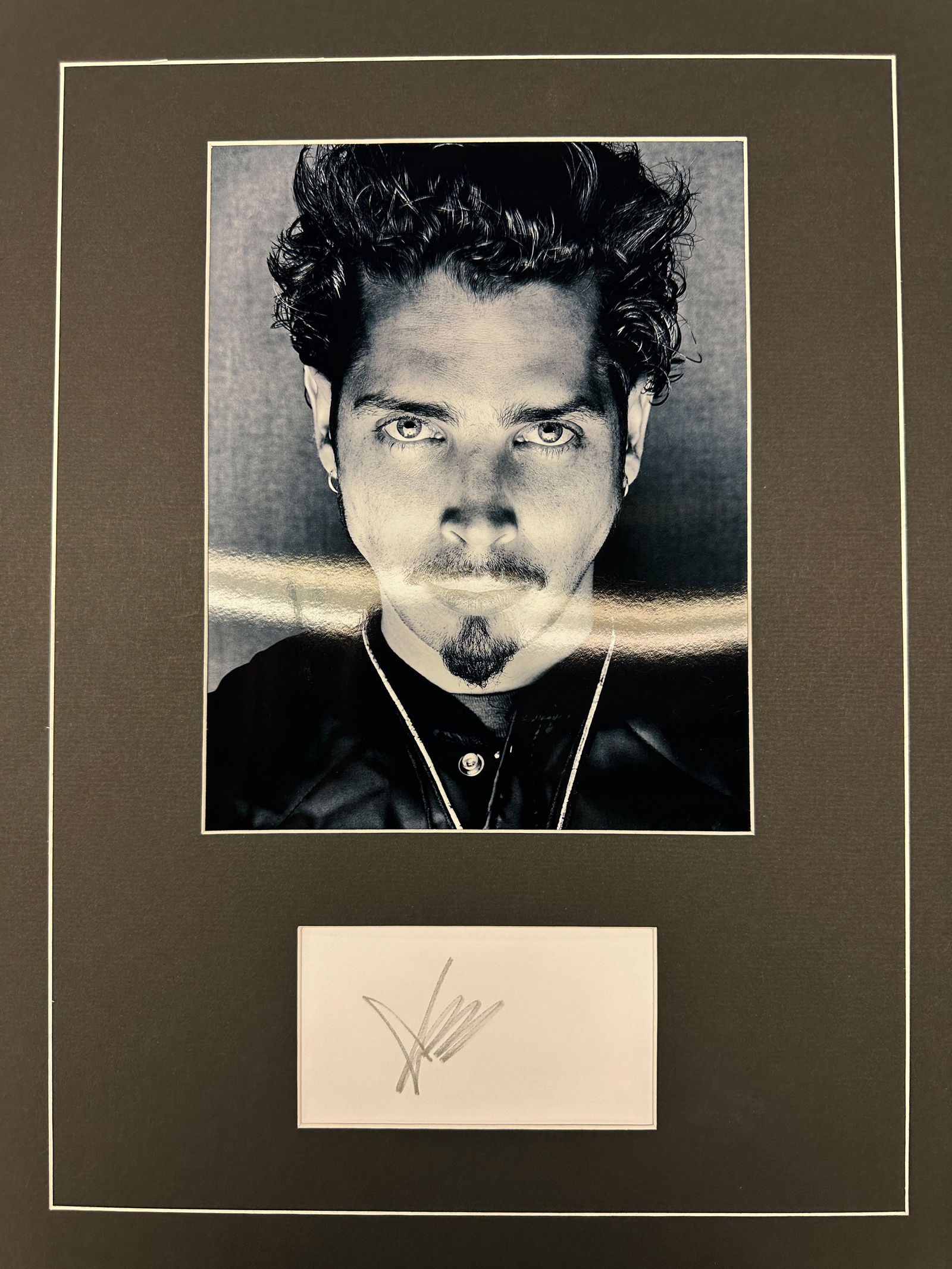 Chris Cornell Autograph Display (1 of 1)