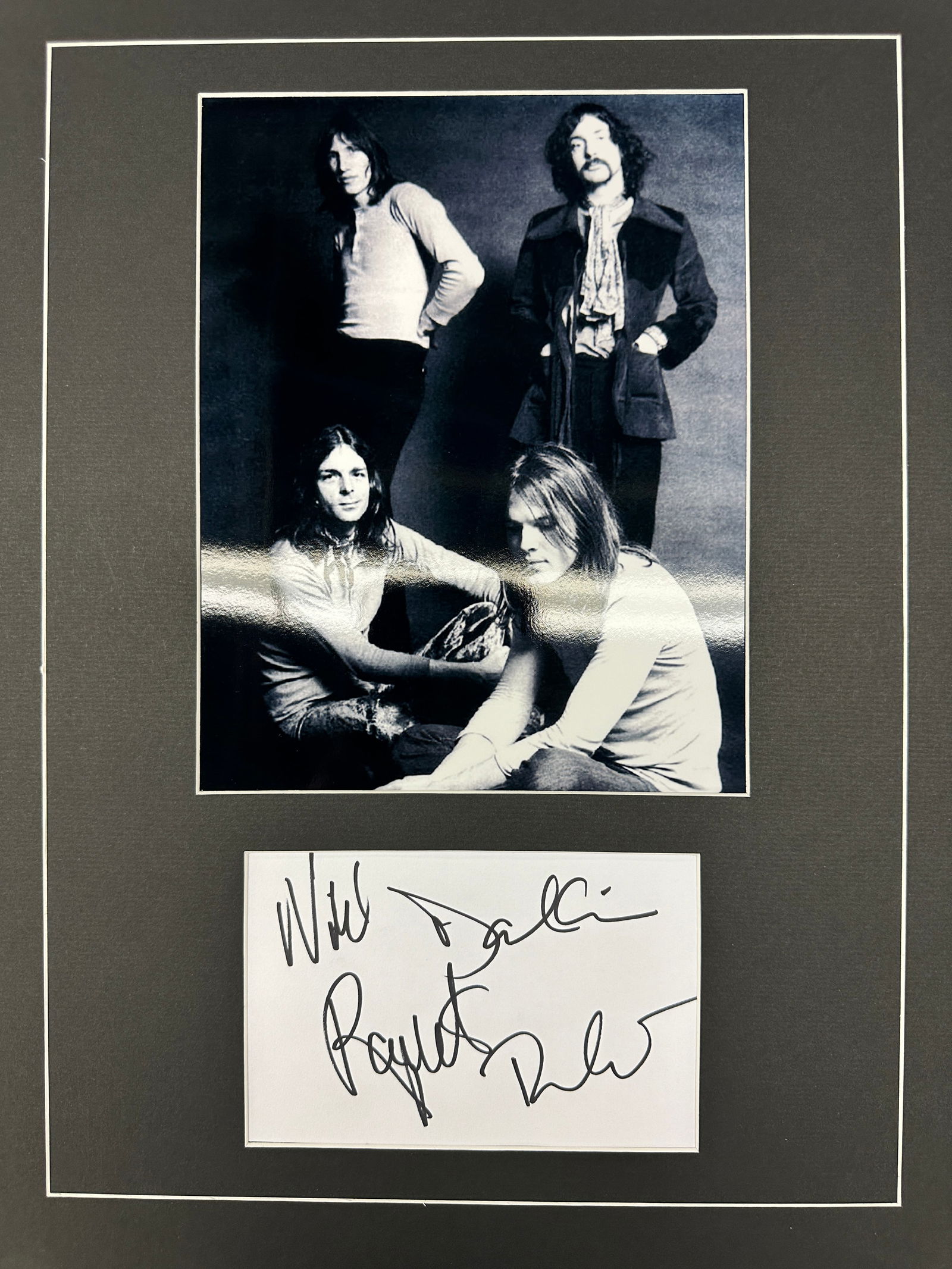 Pink Floyd Autograph Display (1 of 1)