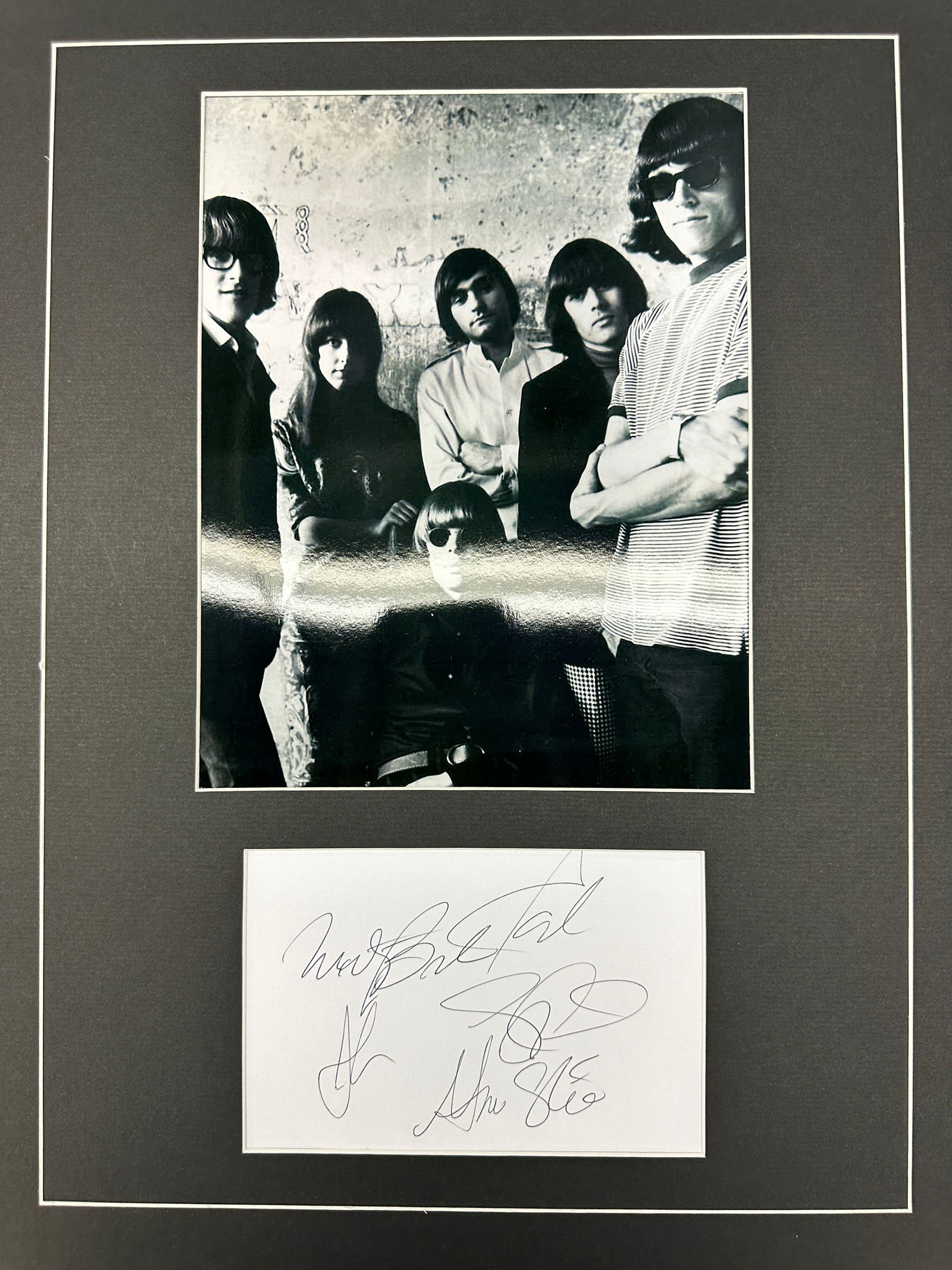 Jefferson Airplane Autograph Display (1 of 1)