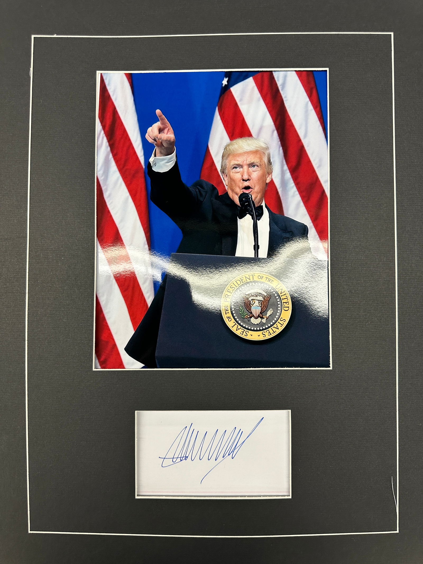 Donald Trump Autograph Display (1 of 1)