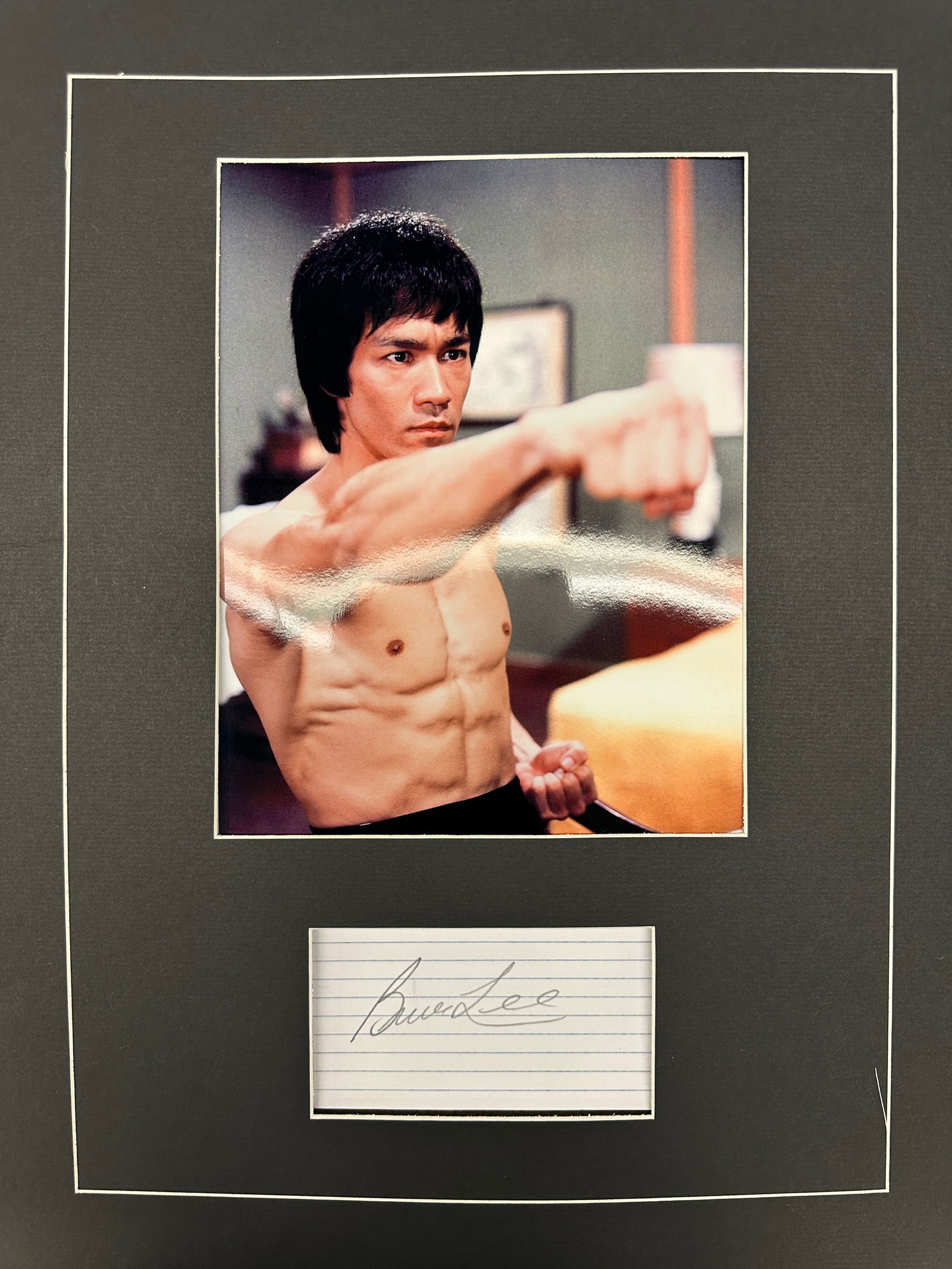 Bruce Lee Autograph Display (1 of 1)
