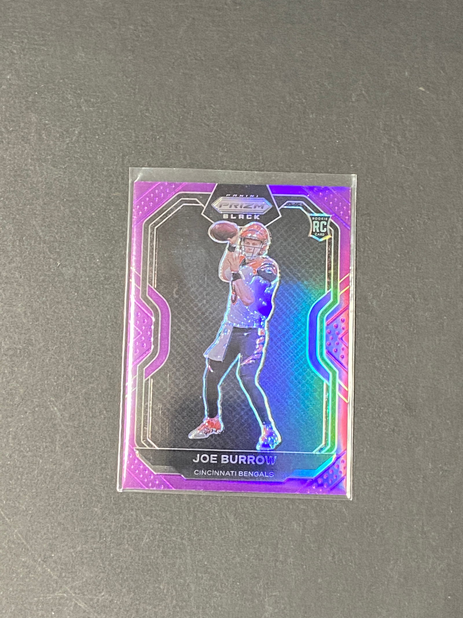 Joe Burrow 2020 Panini Black Prism Rookie: Displays are not framed, and can be framed for a cost. Framed items will state they are framed in the name of the item. All signed items come with a COA. All items now come with a 3rd Party COA from P