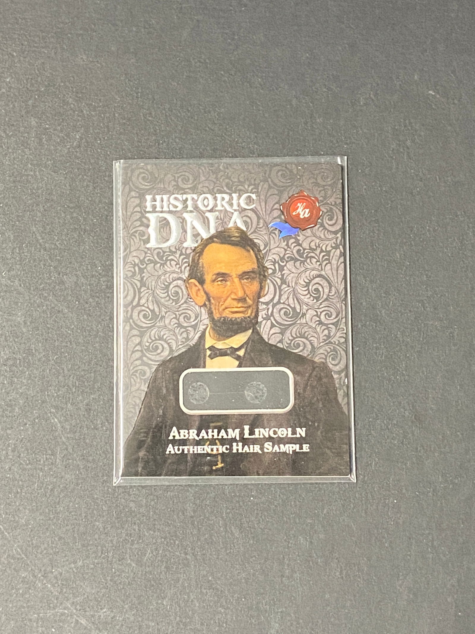 Abraham Lincoln Authentic Hair Sample Card: Displays are not framed, and can be framed for a cost. Framed items will state they are framed in the name of the item. All signed items come with a COA. All items now come with a 3rd Party COA from P