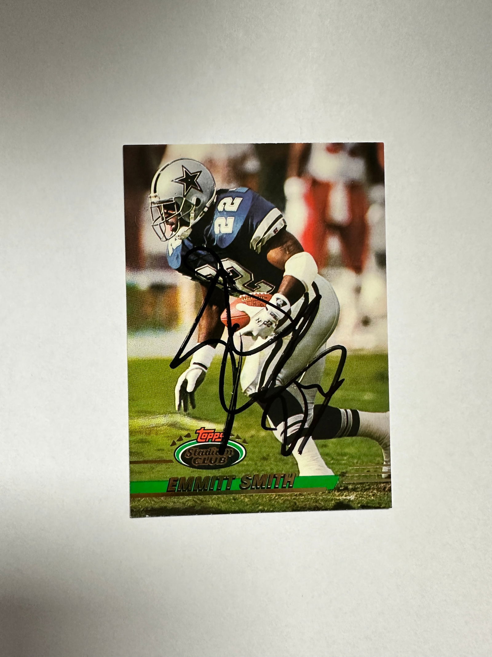 Emmitt Smith Autographed Card (1 of 1)
