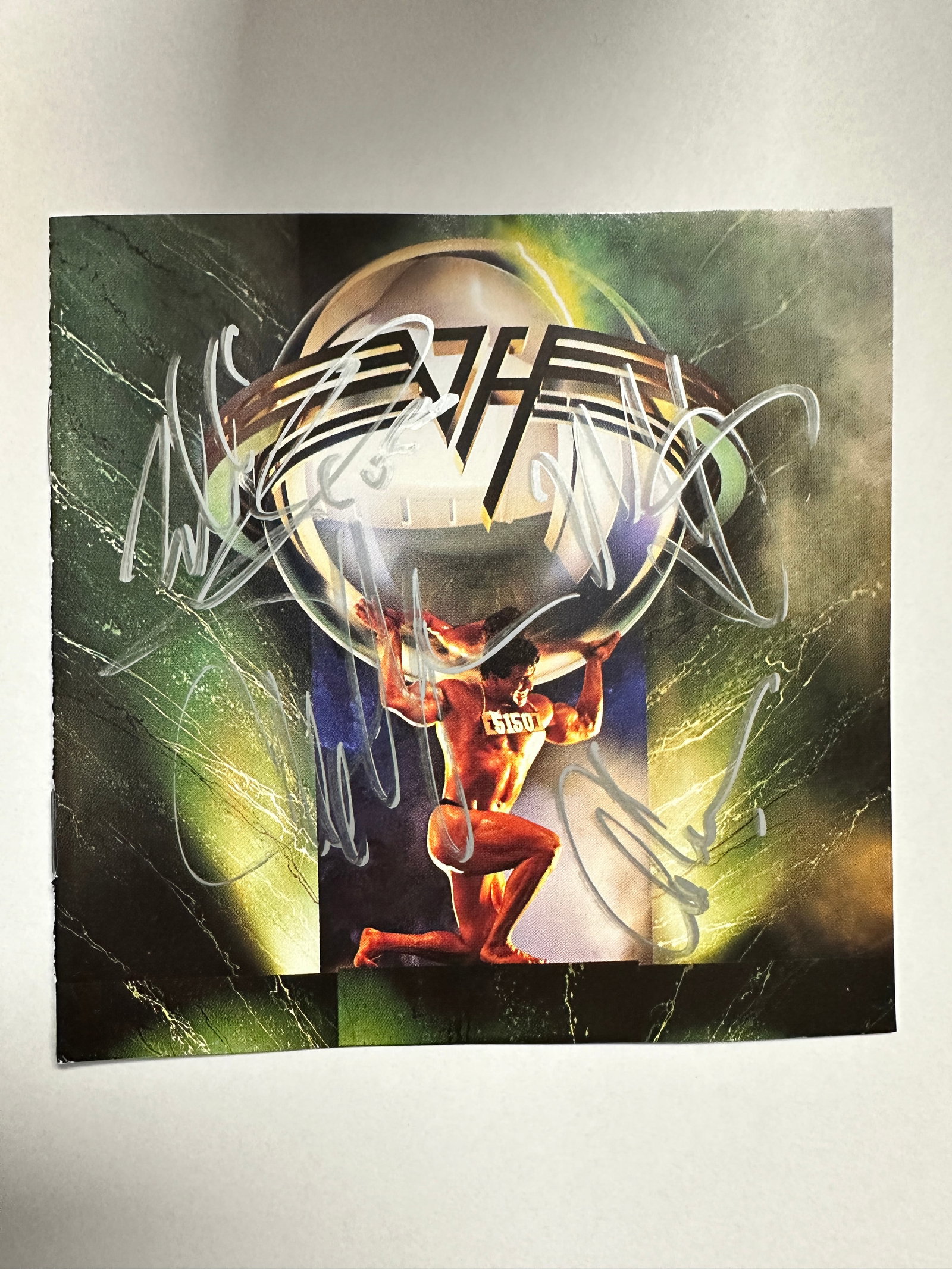 Van Halen Autographed CD COVER SAMMY! (1 of 1)
