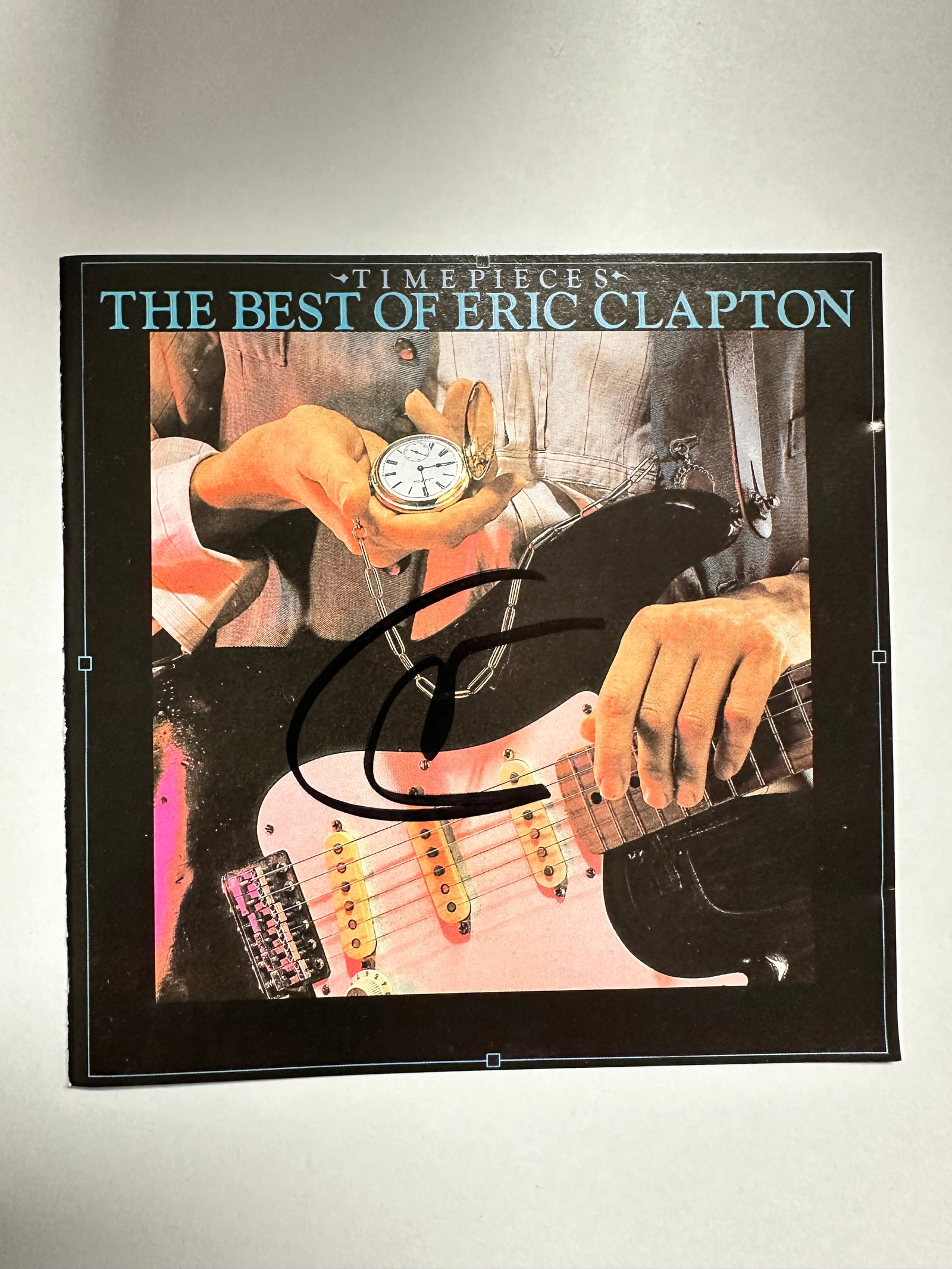 Eric Clapton Autographed CD COVER (1 of 1)