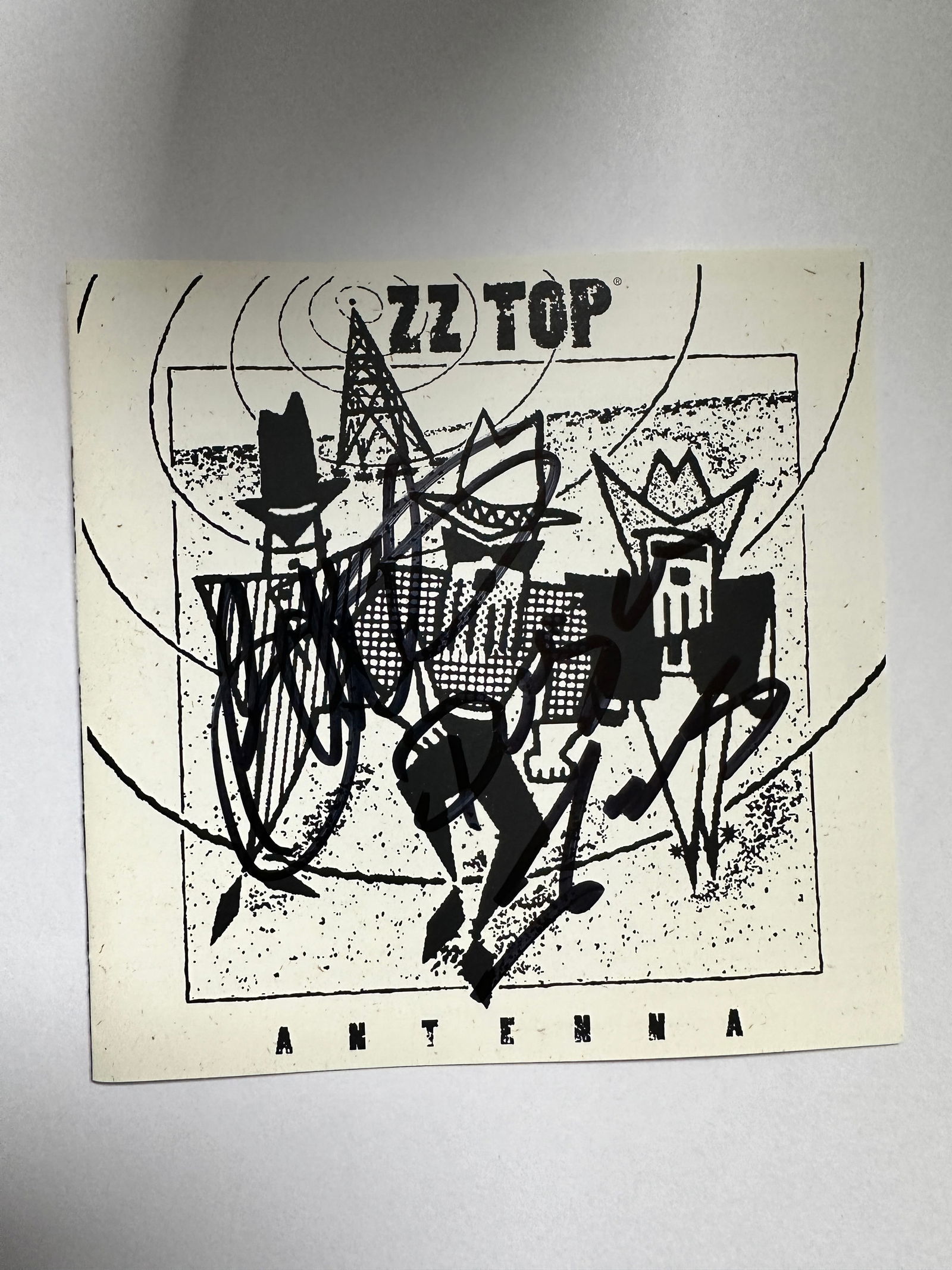 ZZ TOP Autographed Cd Cover (1 of 1)