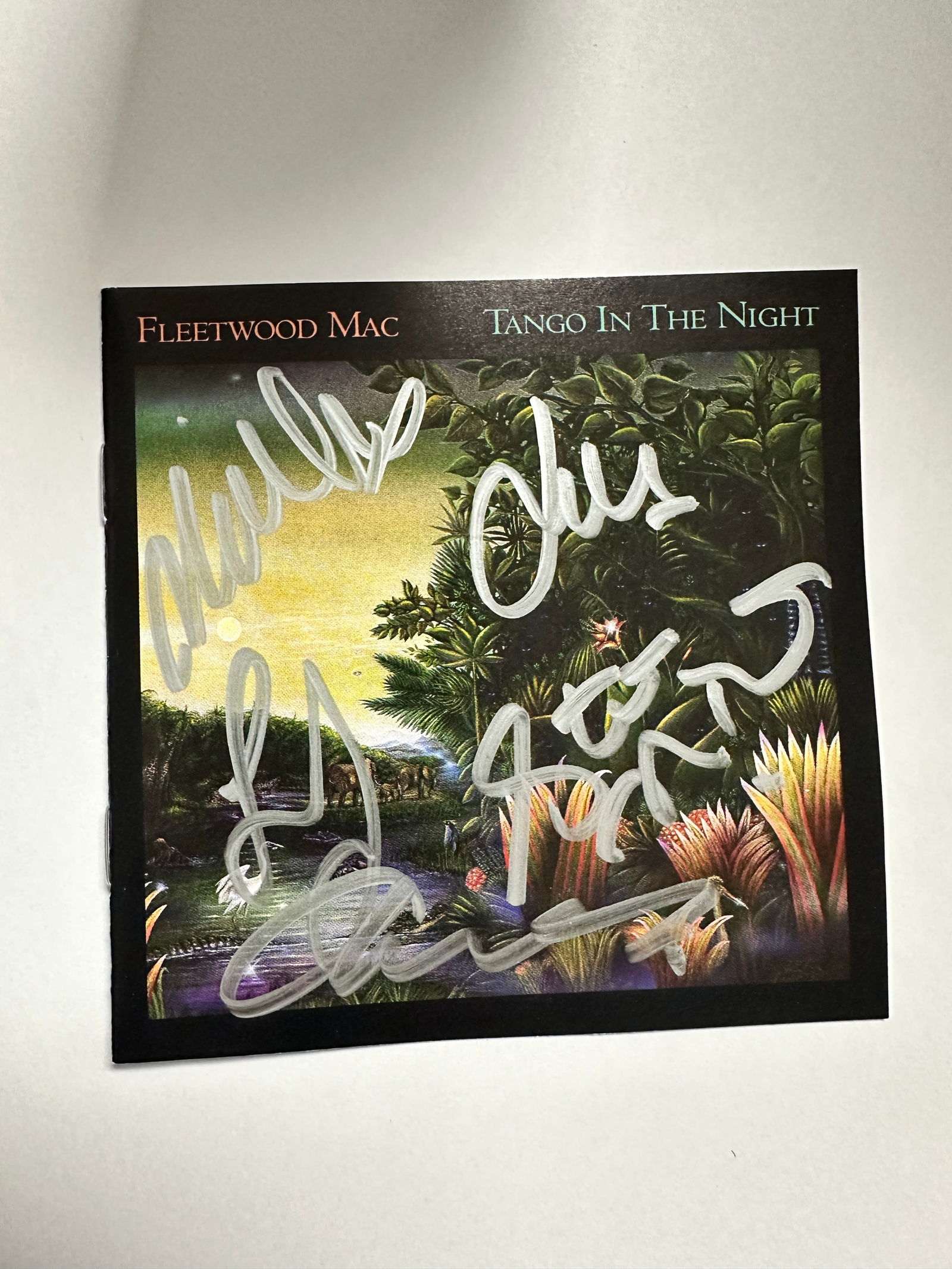 Fleetwood Mac Autographed Cd Cover All 5 (1 of 1)