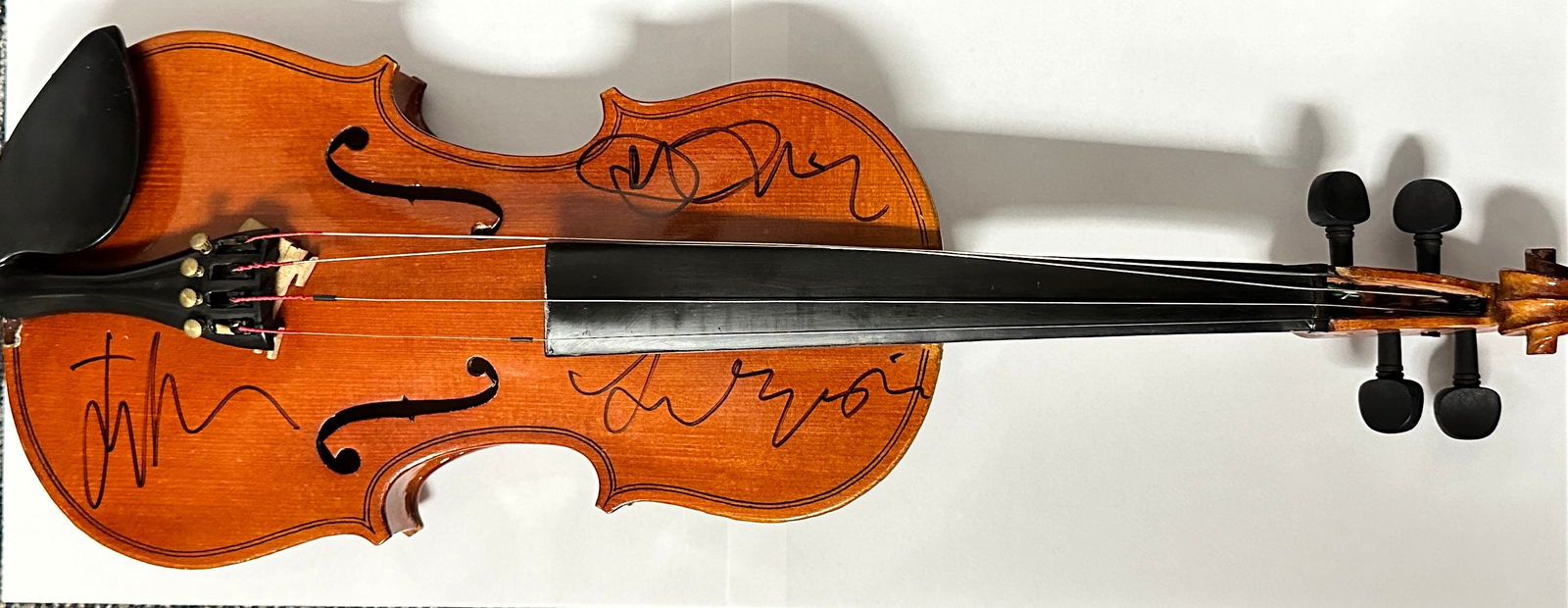 Three Tenors Autographed Violin (1 of 1)