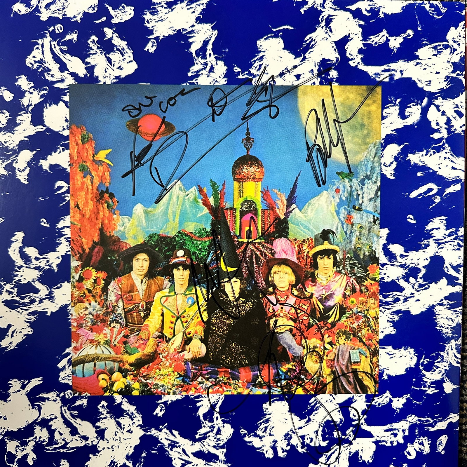 The Rolling Stones Autographed Album KEITH MICK CHARLIE: Displays are not framed, and can be framed for a cost. Framed items will state they are framed in the name of the item. All signed items come with a COA. All items now come with a 3rd Party COA from P