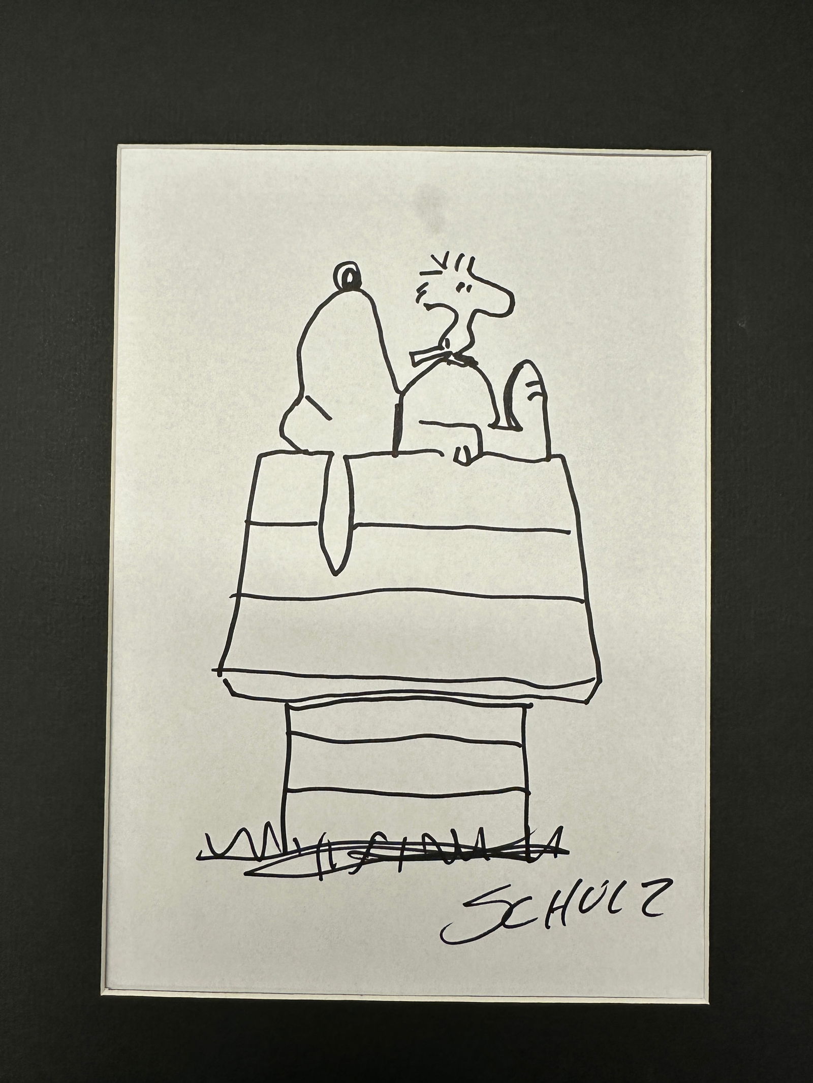 Charles Schulz Snoopy Sketch (1 of 1)