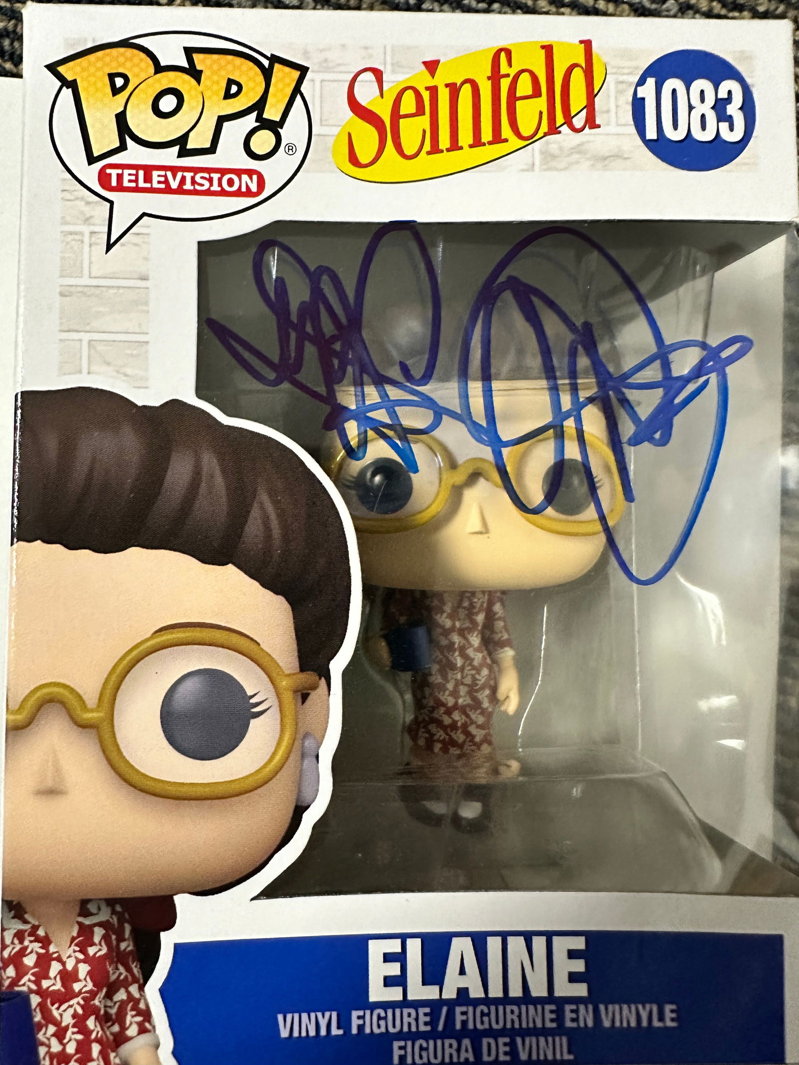 Louise Dreyfruss Elaine Autographed Seinfeld Funko (1 of 1)