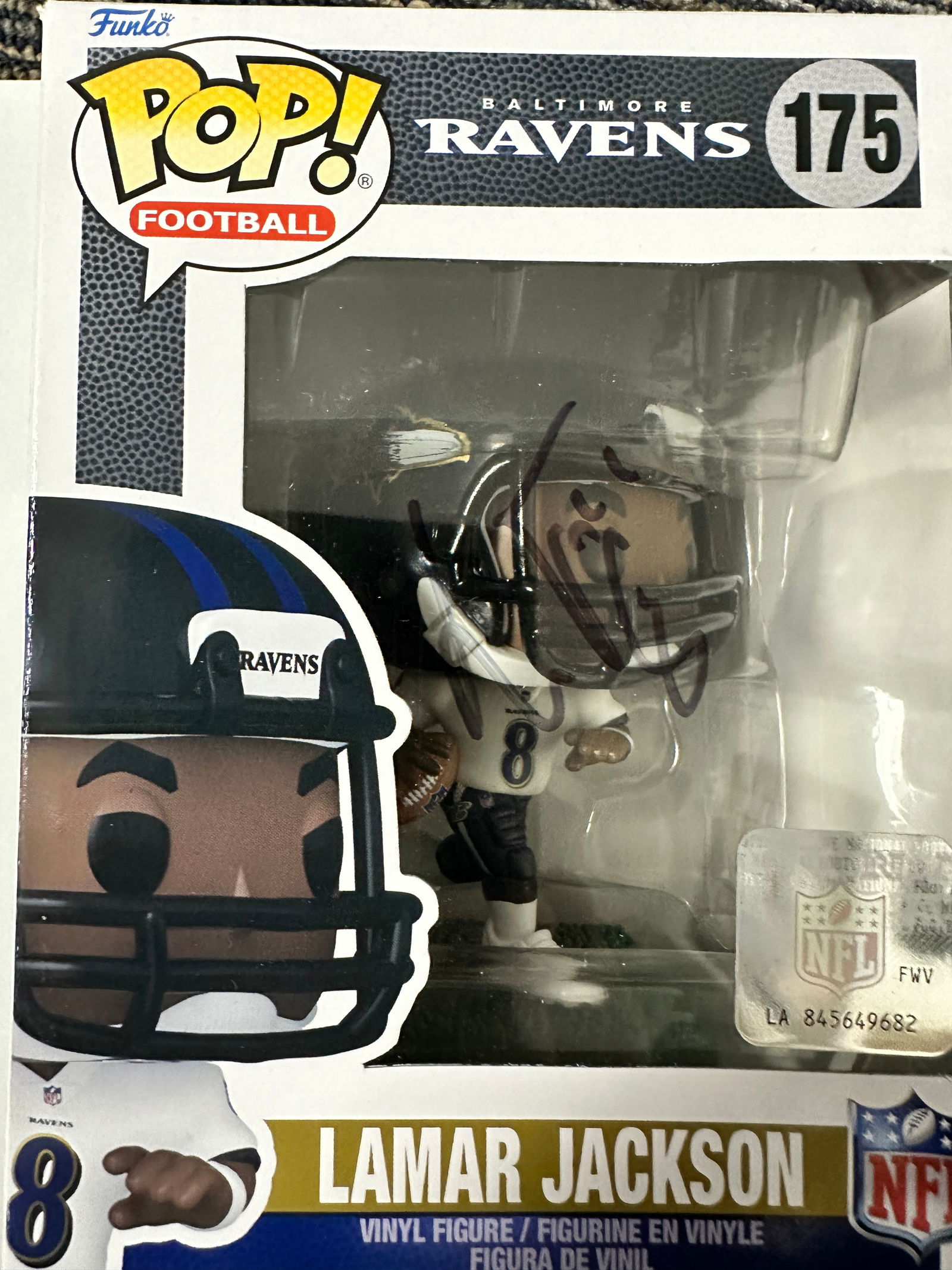 Lamar Jackson Autographed Funko (1 of 1)