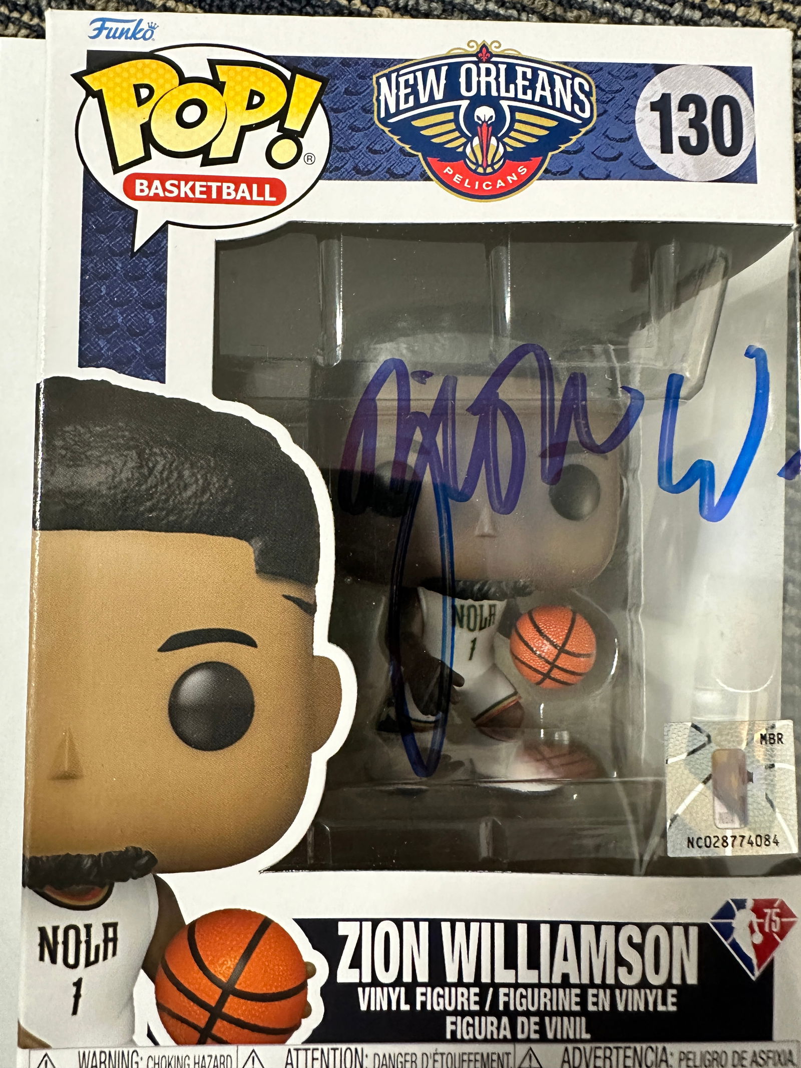 Zion Williamson Autographed Funko (1 of 1)