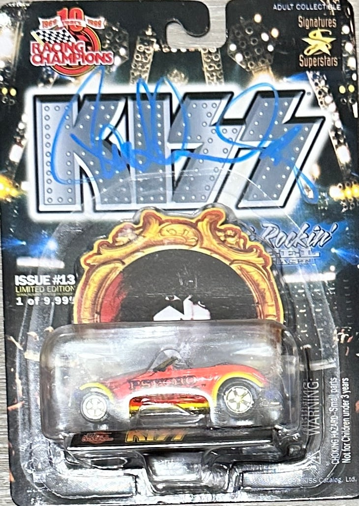 Paul Stanley Autographed Toy Car (1 of 1)