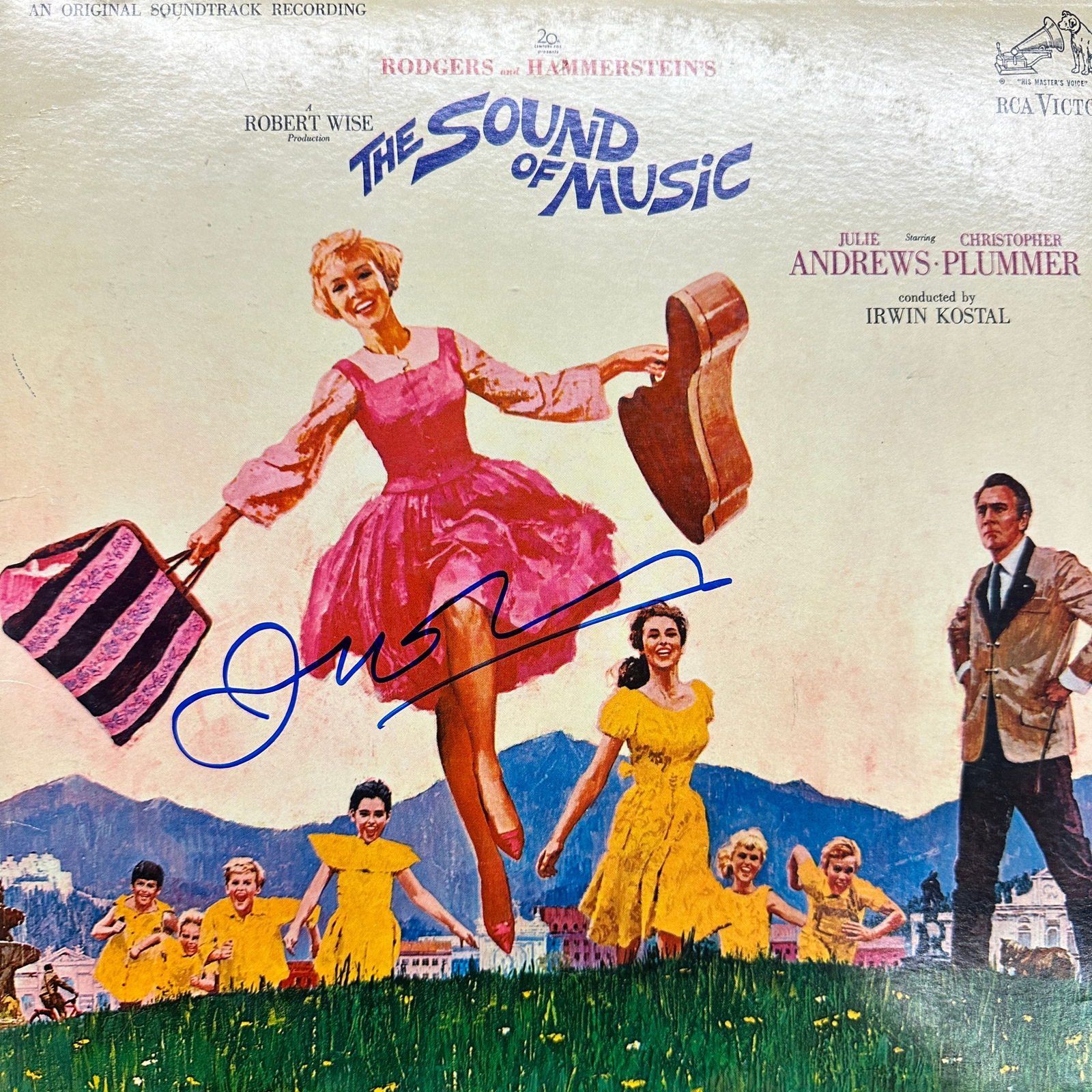 Julie Andrews Autographed ALBUM (1 of 1)