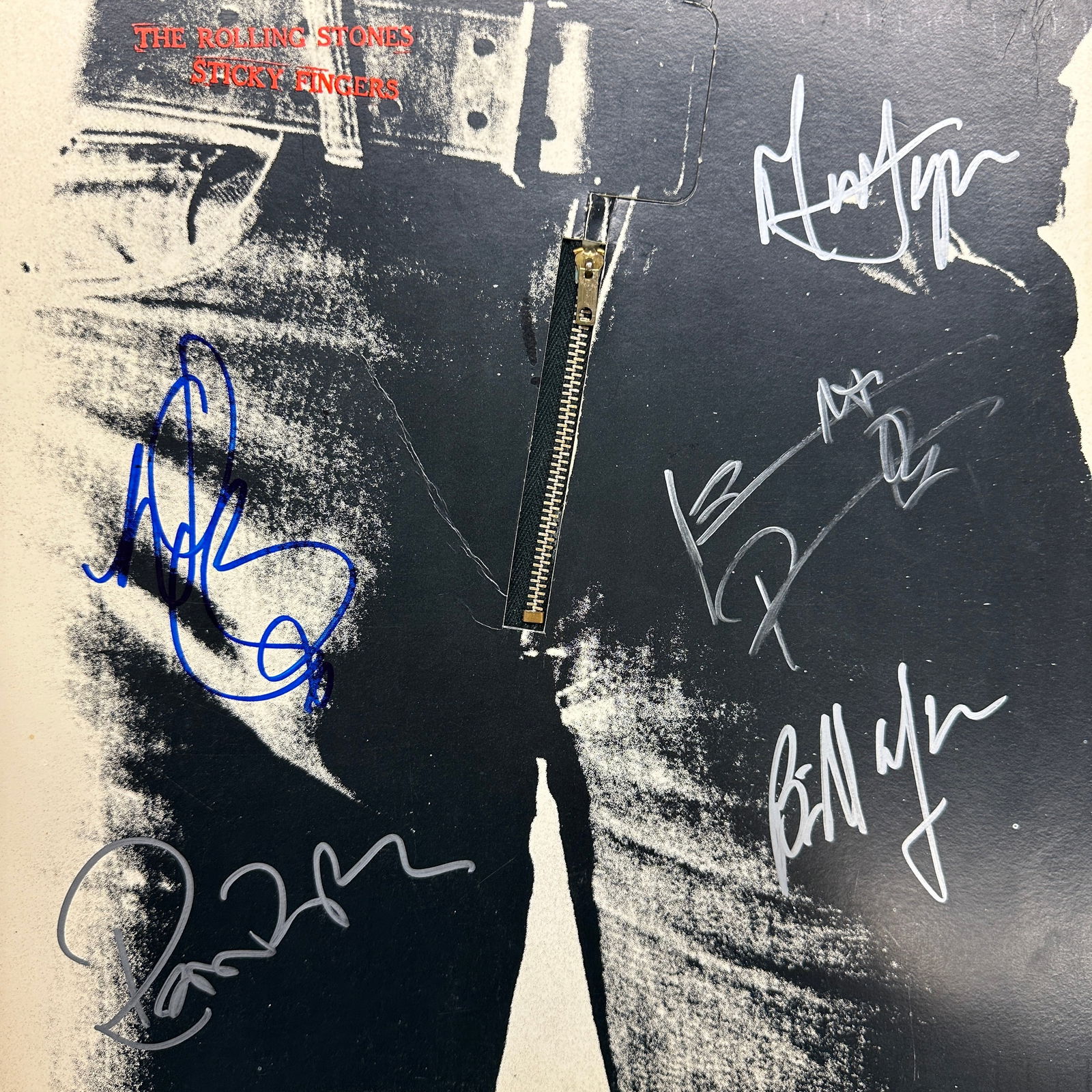 The Rolling Stones Autographed Album Mick KEITH Bill  RONNIE CHARLIE (1 of 1)