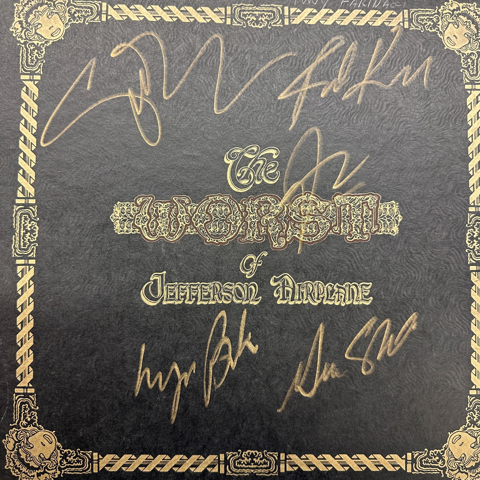 Jefferson Airplane Autographed Album (1 of 1)