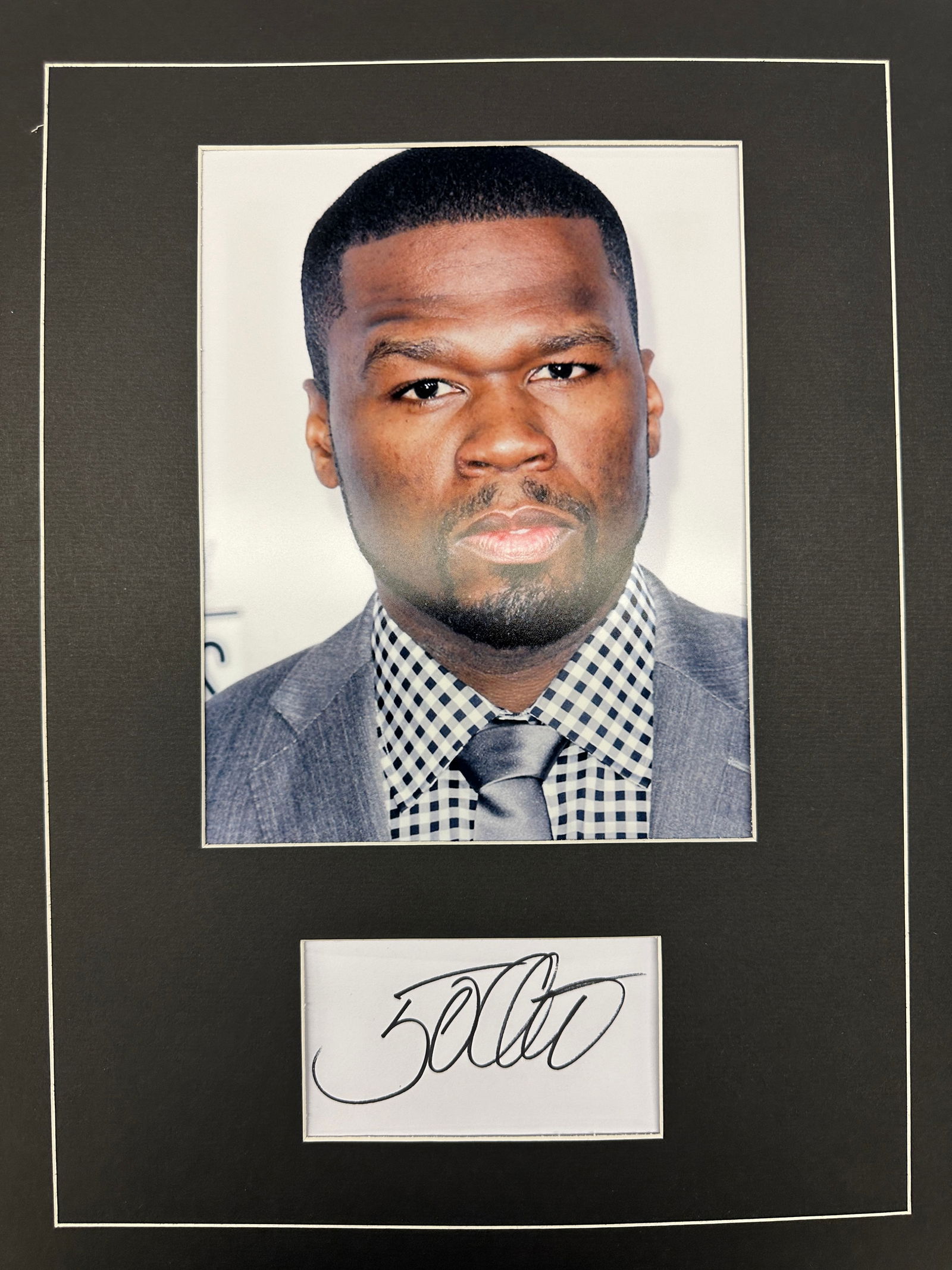 50 Cent Autographed Display (1 of 1)