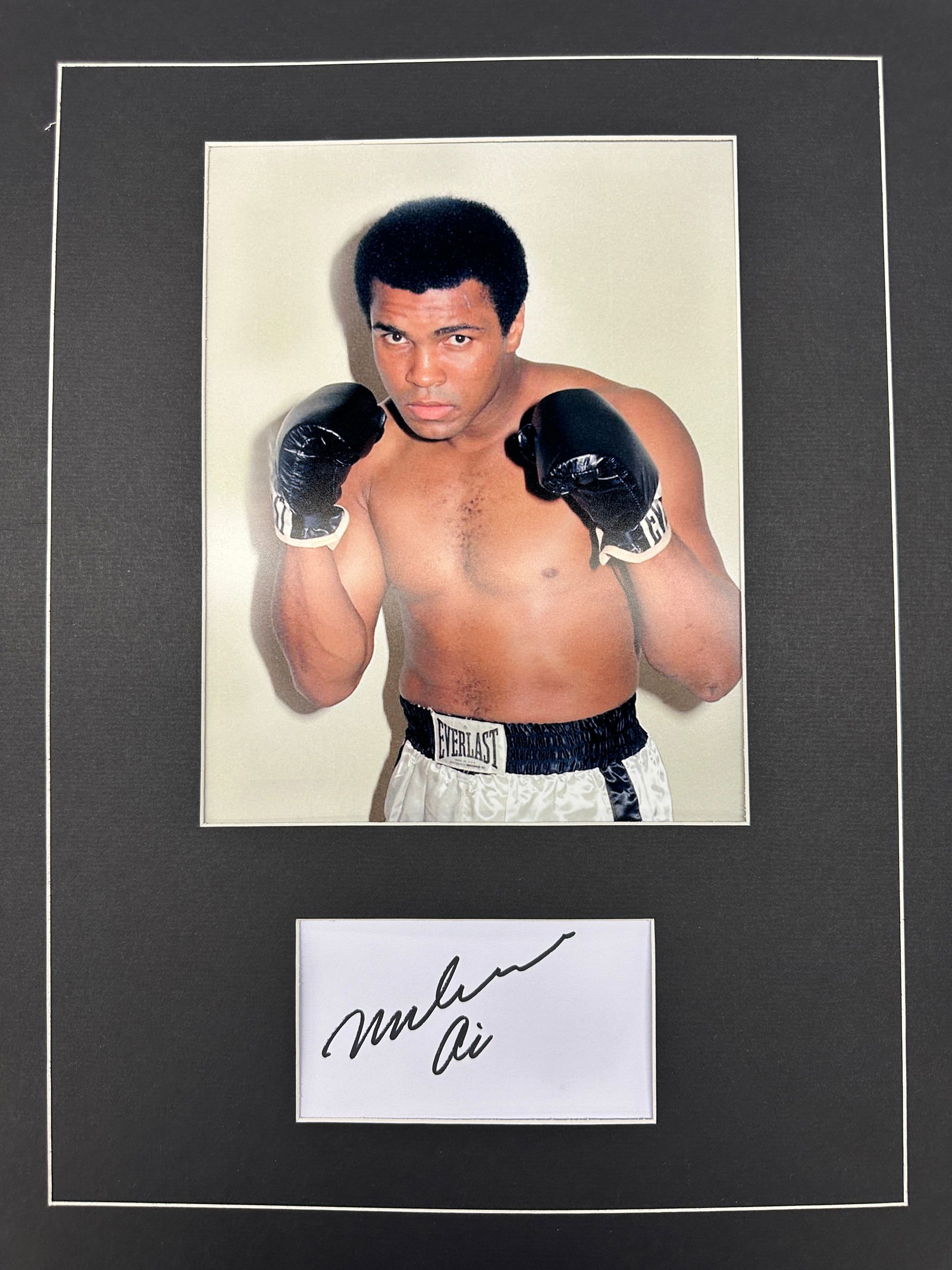 Ali Autographed Display (1 of 1)