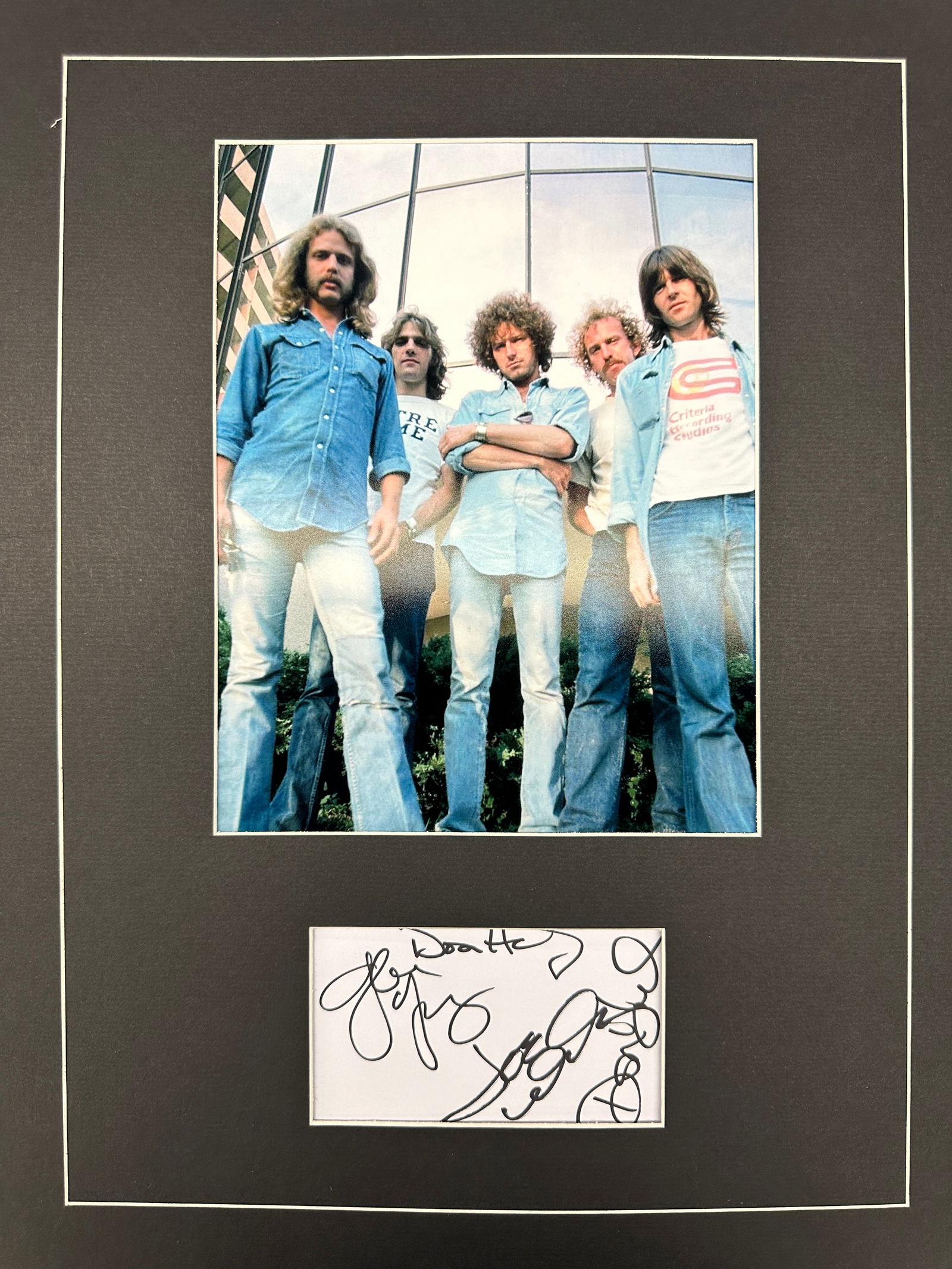 The Eagles Autographed Display (1 of 1)