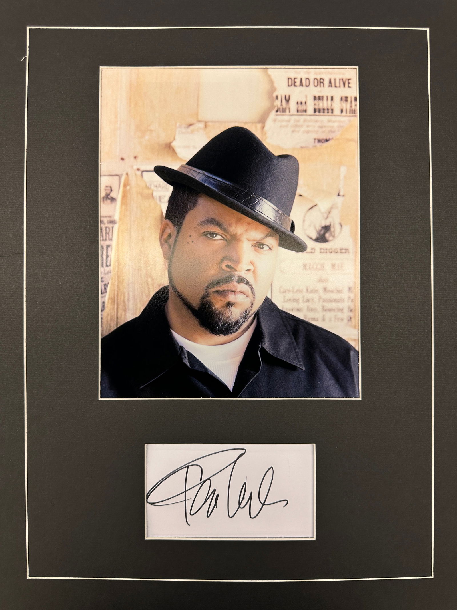 Ice Cube Autographed Display (1 of 1)