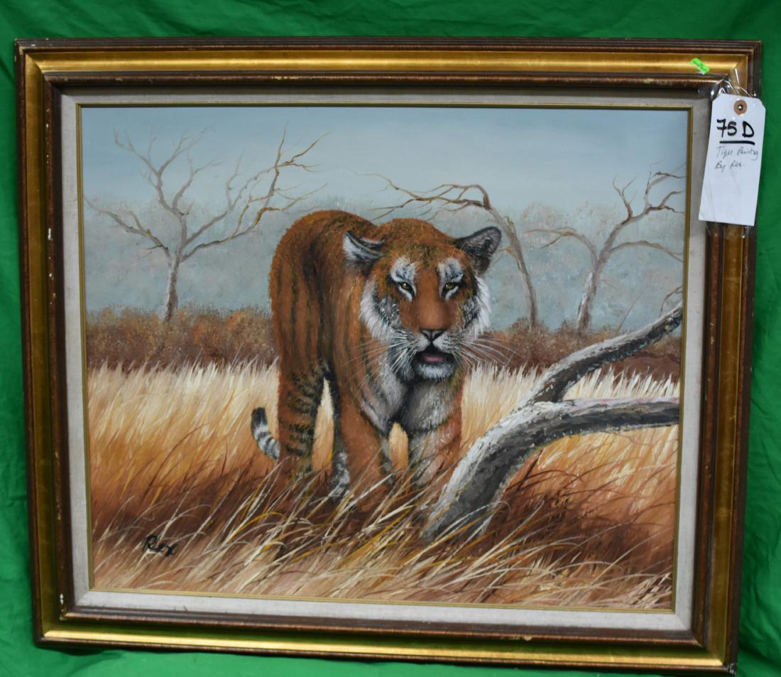 TIGER PAINTING BY REX: TIGER PAINTING BY REX