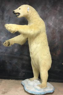 FB STANDING POLAR BEAR (US RES ONLY): TAXIDERMY & COLLECTIBLES