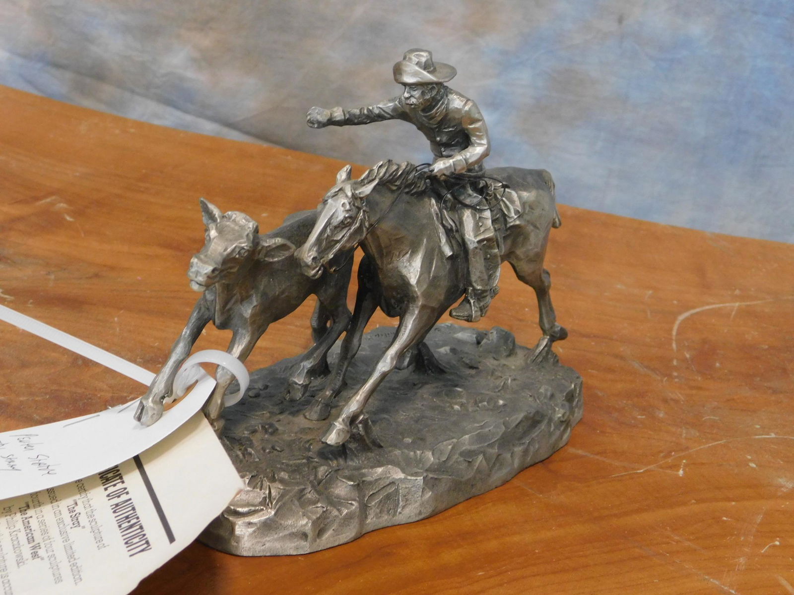 PEWTER STATUE (1 of 2)